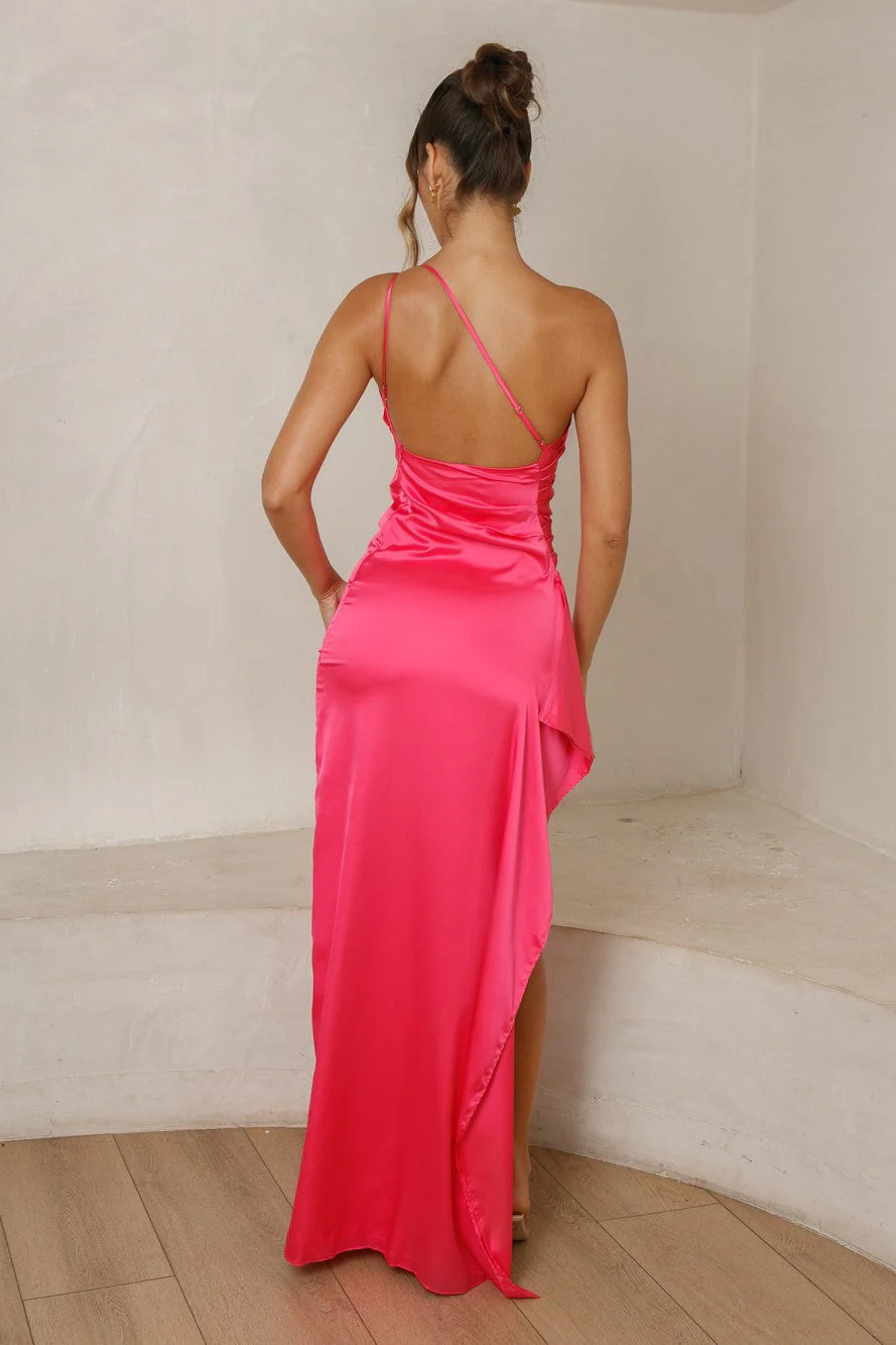 Addison Gown - Fuchsia - Image 4
