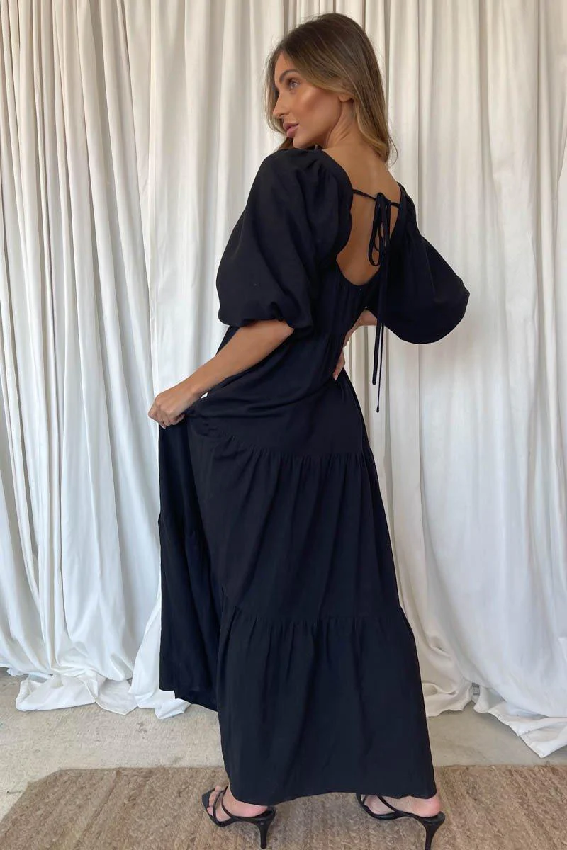 Adeline Dress - Black - Image 2