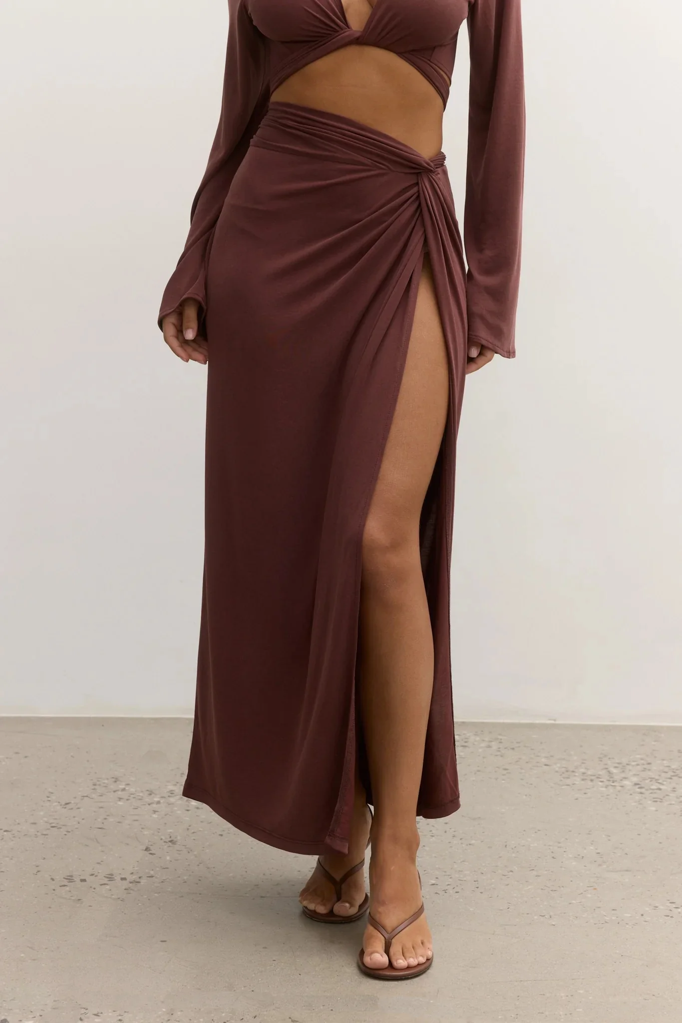 Adriana Skirt - Chocolate - Image 2