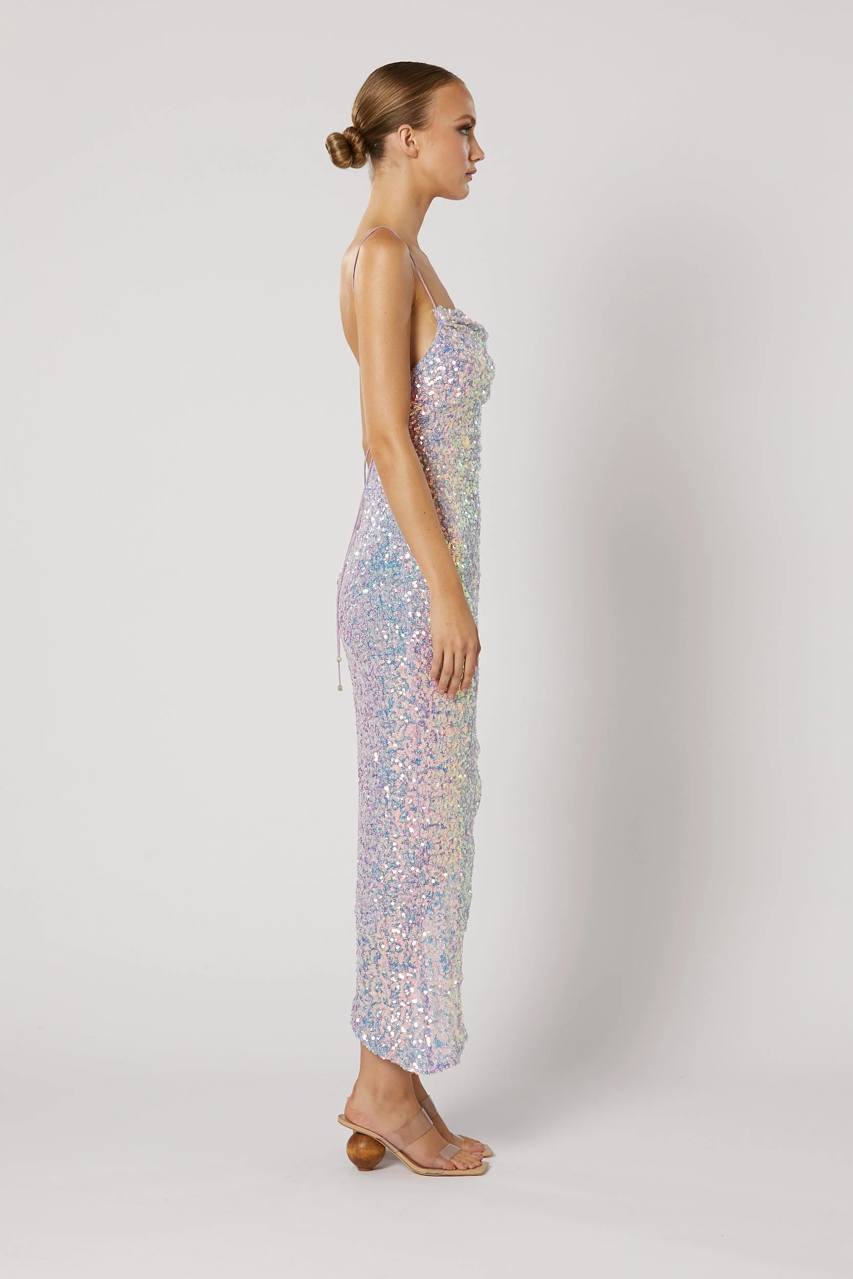 Alani Asymmetrical Dress - Purple Multi - Image 8