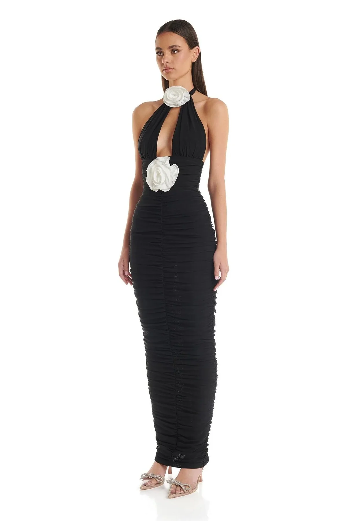 Alanna Dress - Black - Image 5