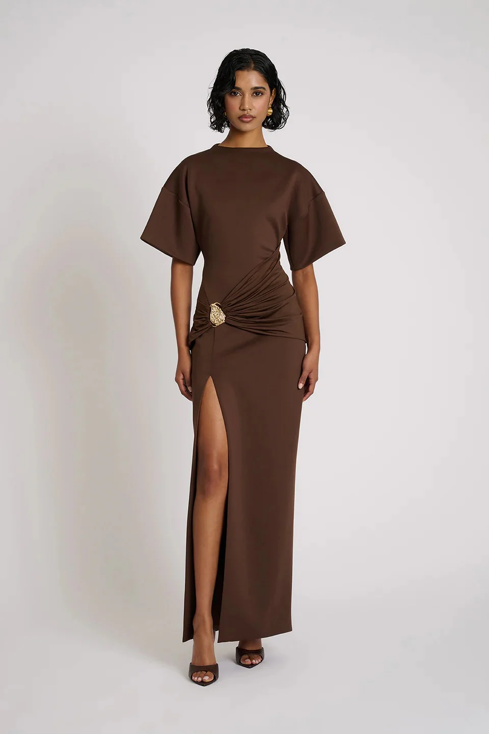 Aldo Dress - Chocolate - Image 4