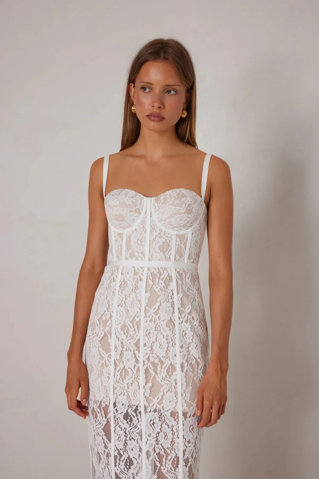 Alessandra Dress - White - Image 3