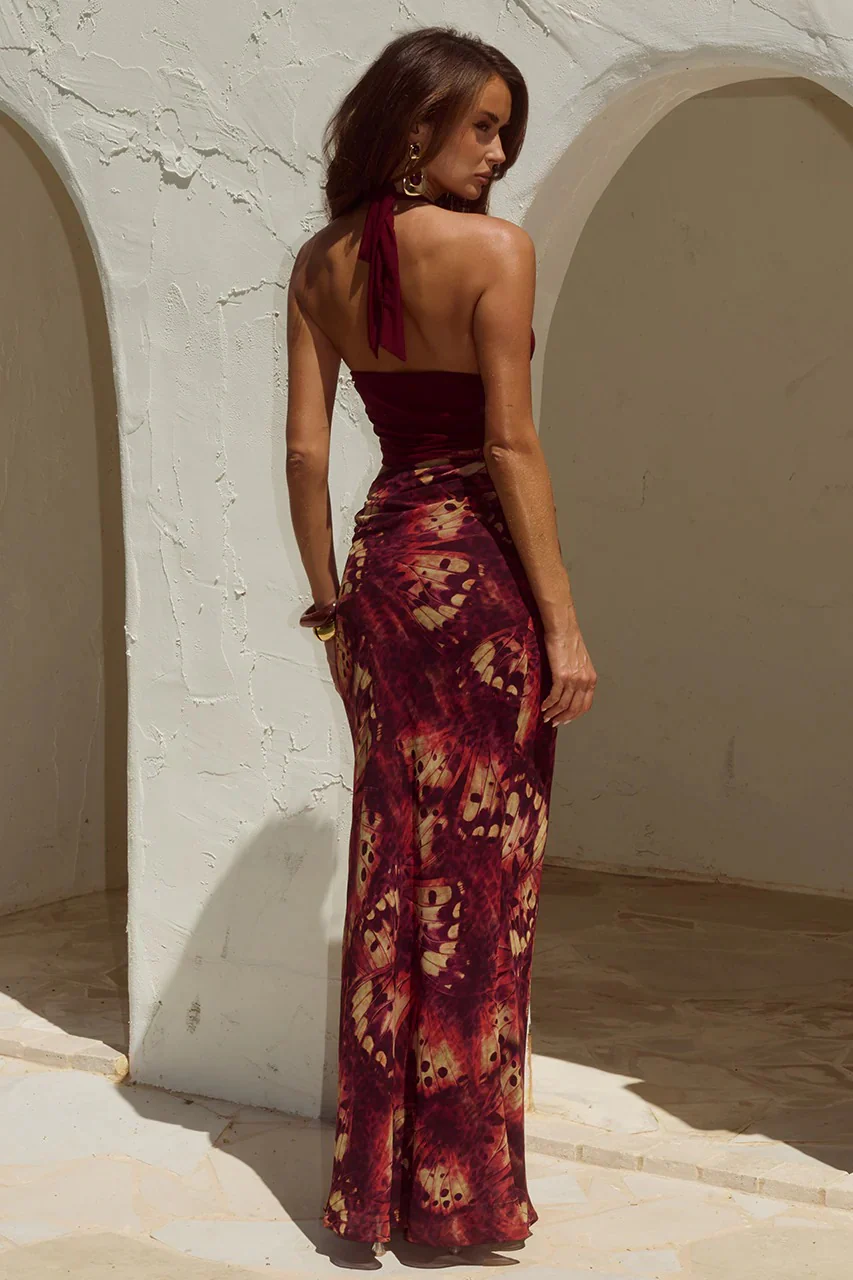 Alexis Maxi Dress - Eliana Red - Image 2