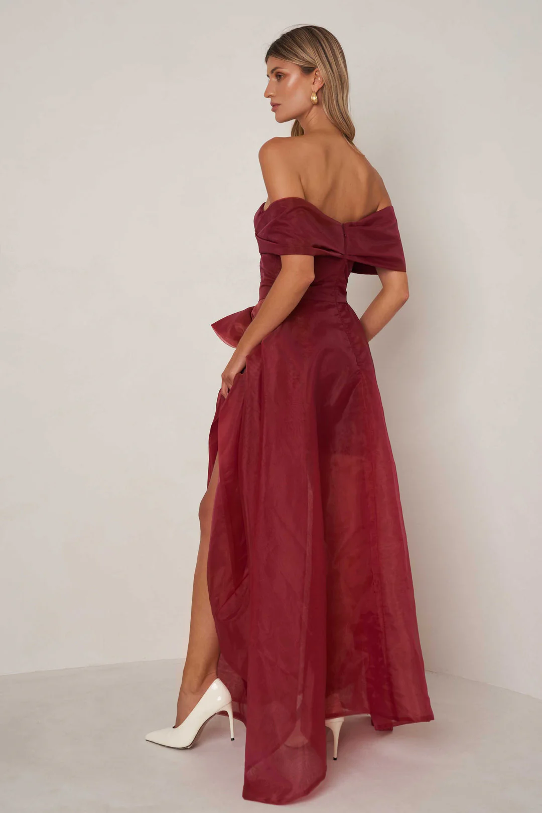 Alice Dress - Cranberry Red - Image 2