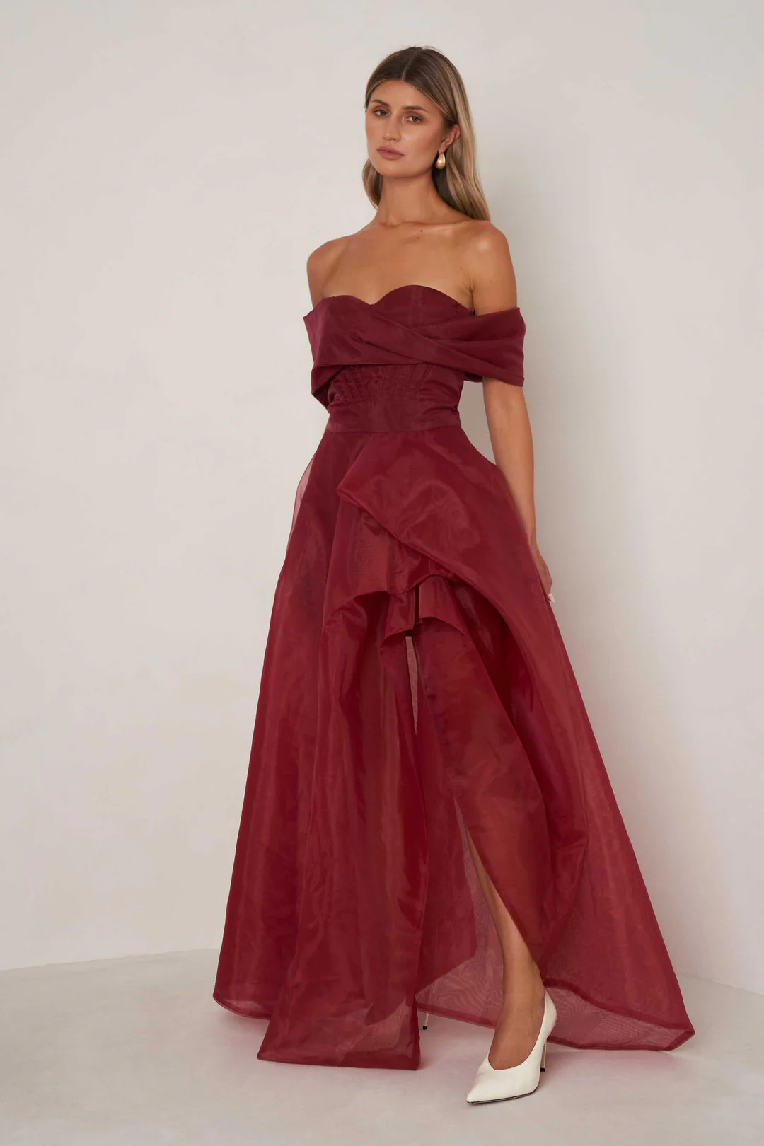 Alice Dress - Cranberry Red - Image 3