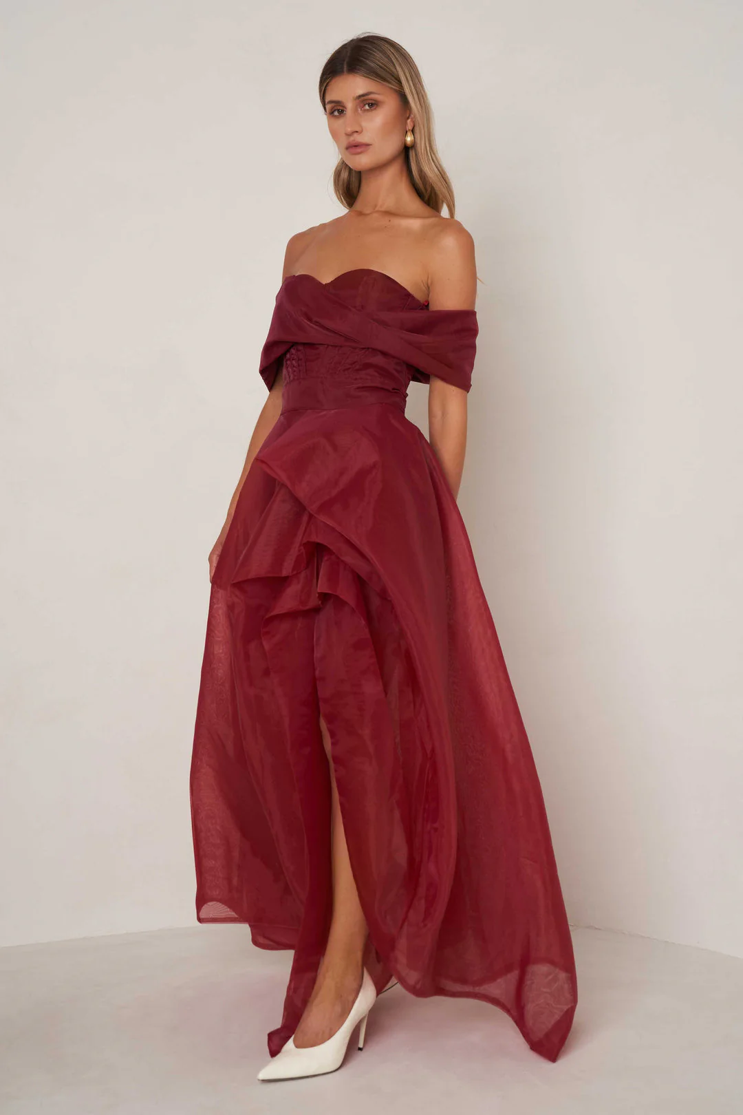 Alice Dress - Cranberry Red - Image 4