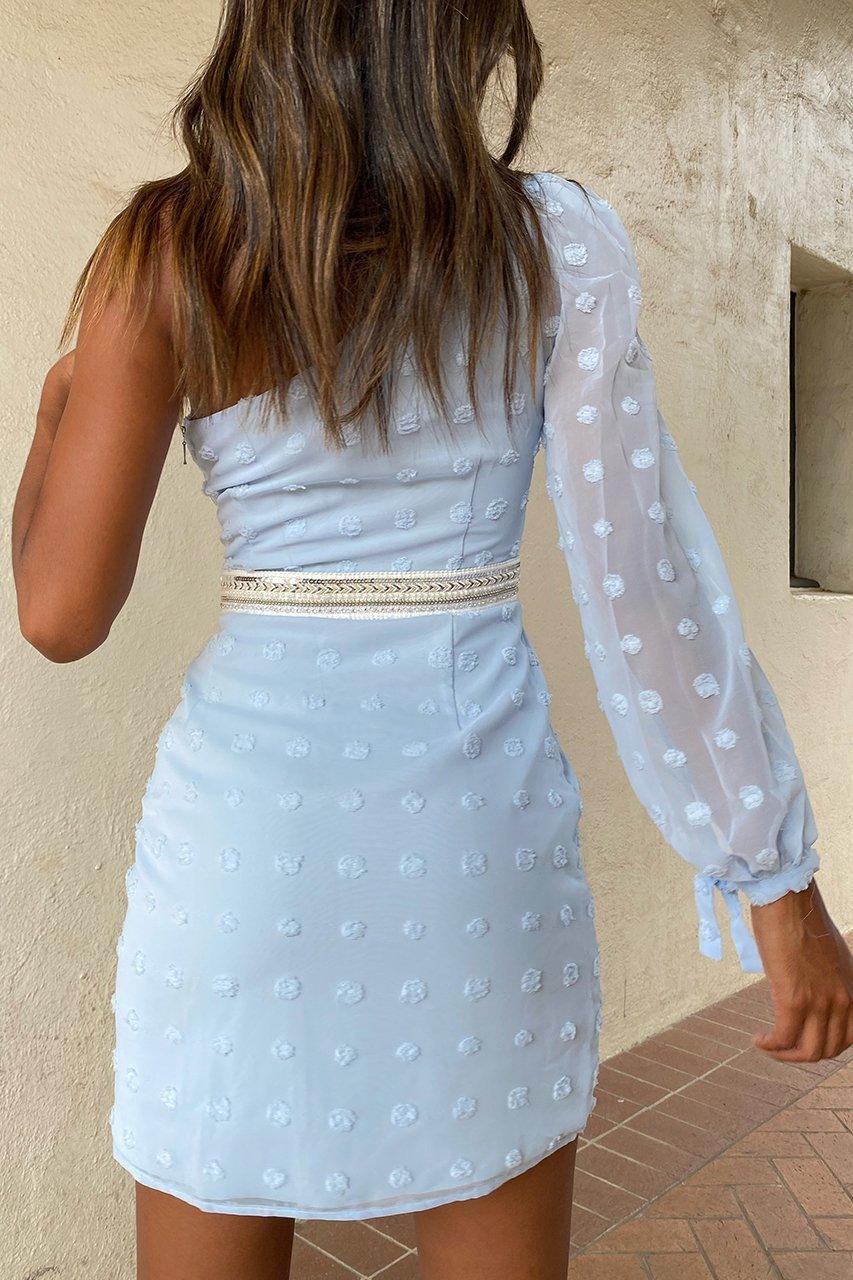 Alira Mini Dress - Sky Blue - Image 3