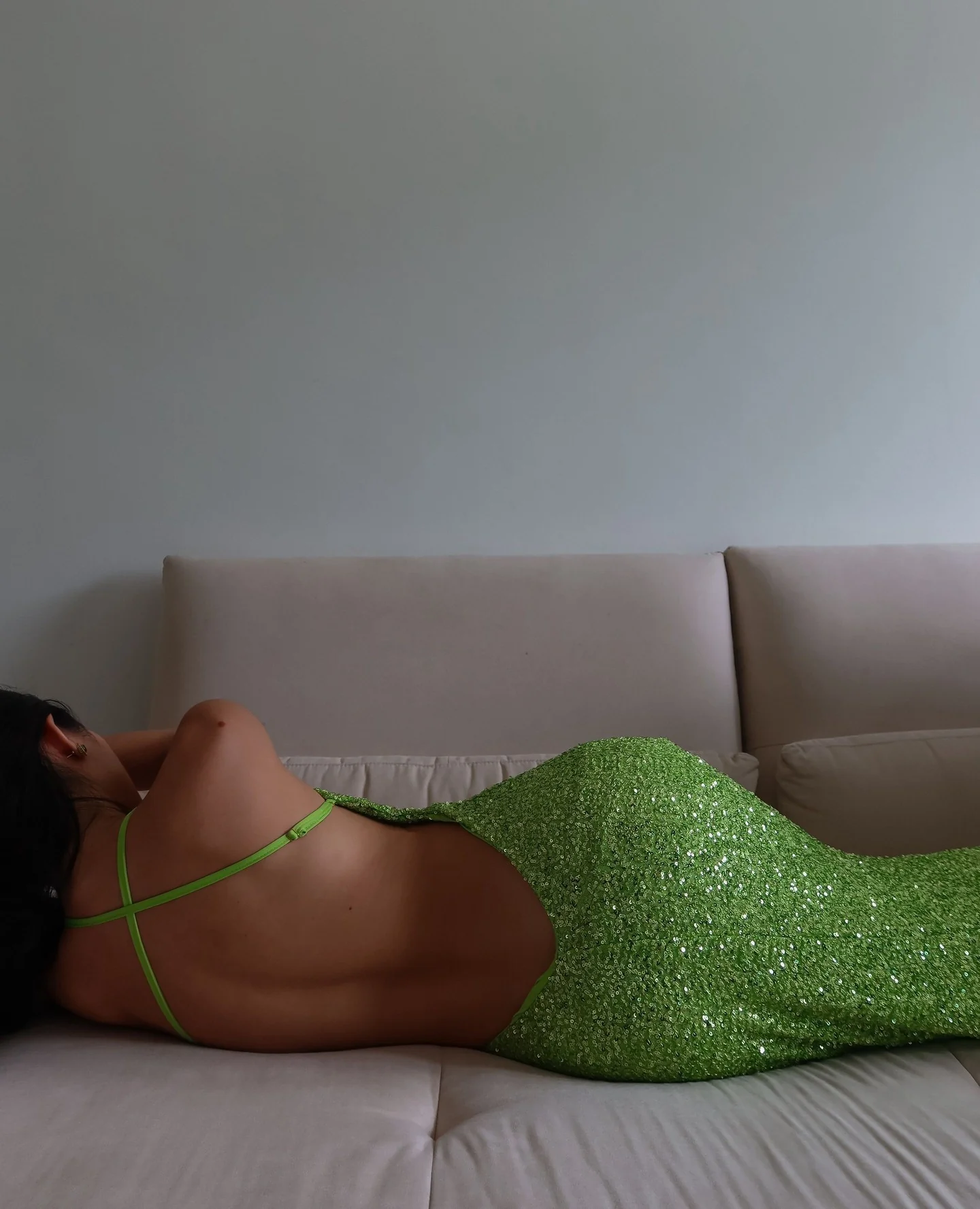 Alista Maxi Dress - Lime - Image 5