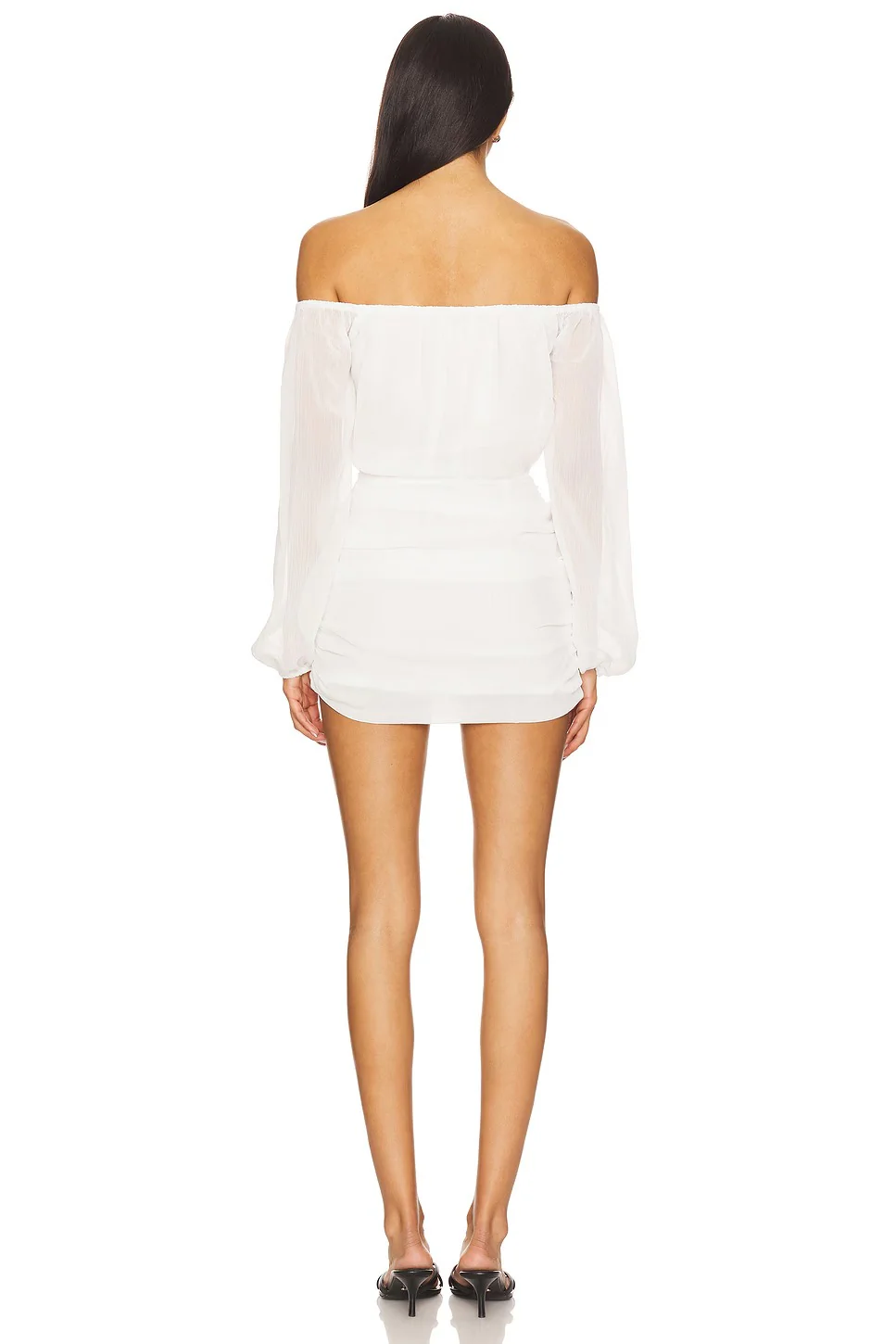 Allena Mini Dress - White - Image 2