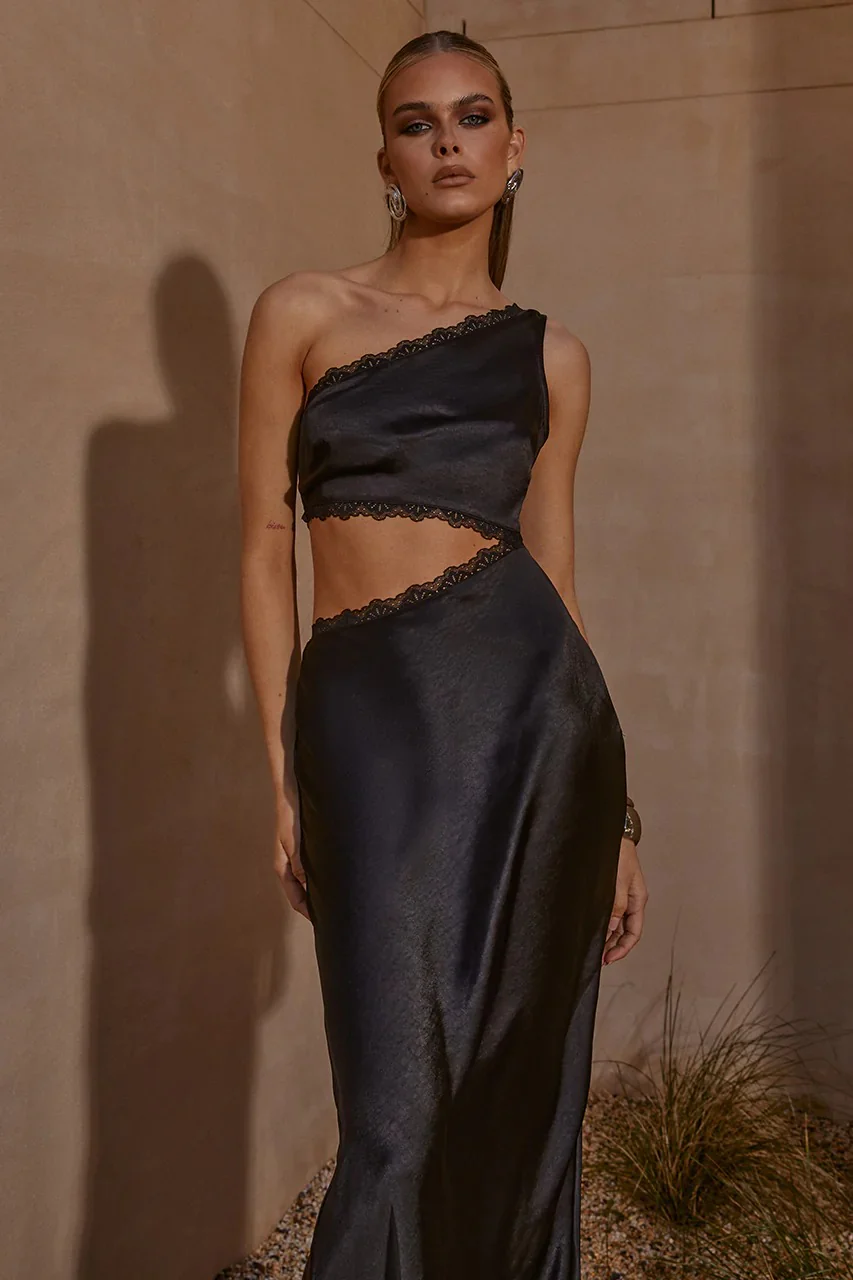 Alta Midi Dress - Black - Image 3