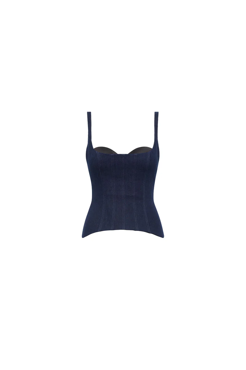 Althea Top - Denim - Image 8