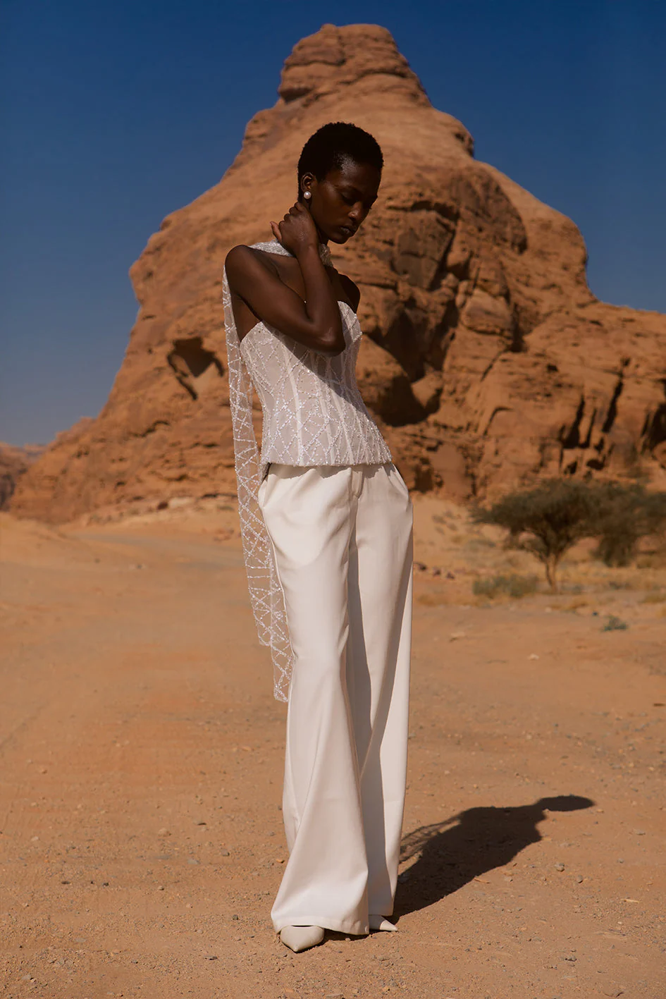 Alya Beaded Scarf - Image 3