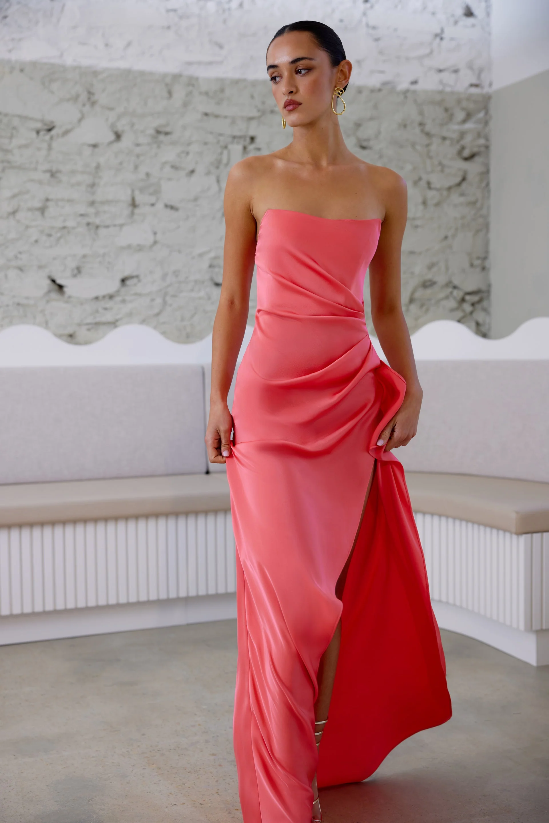 Alzira Dress - Flamingo - Image 3
