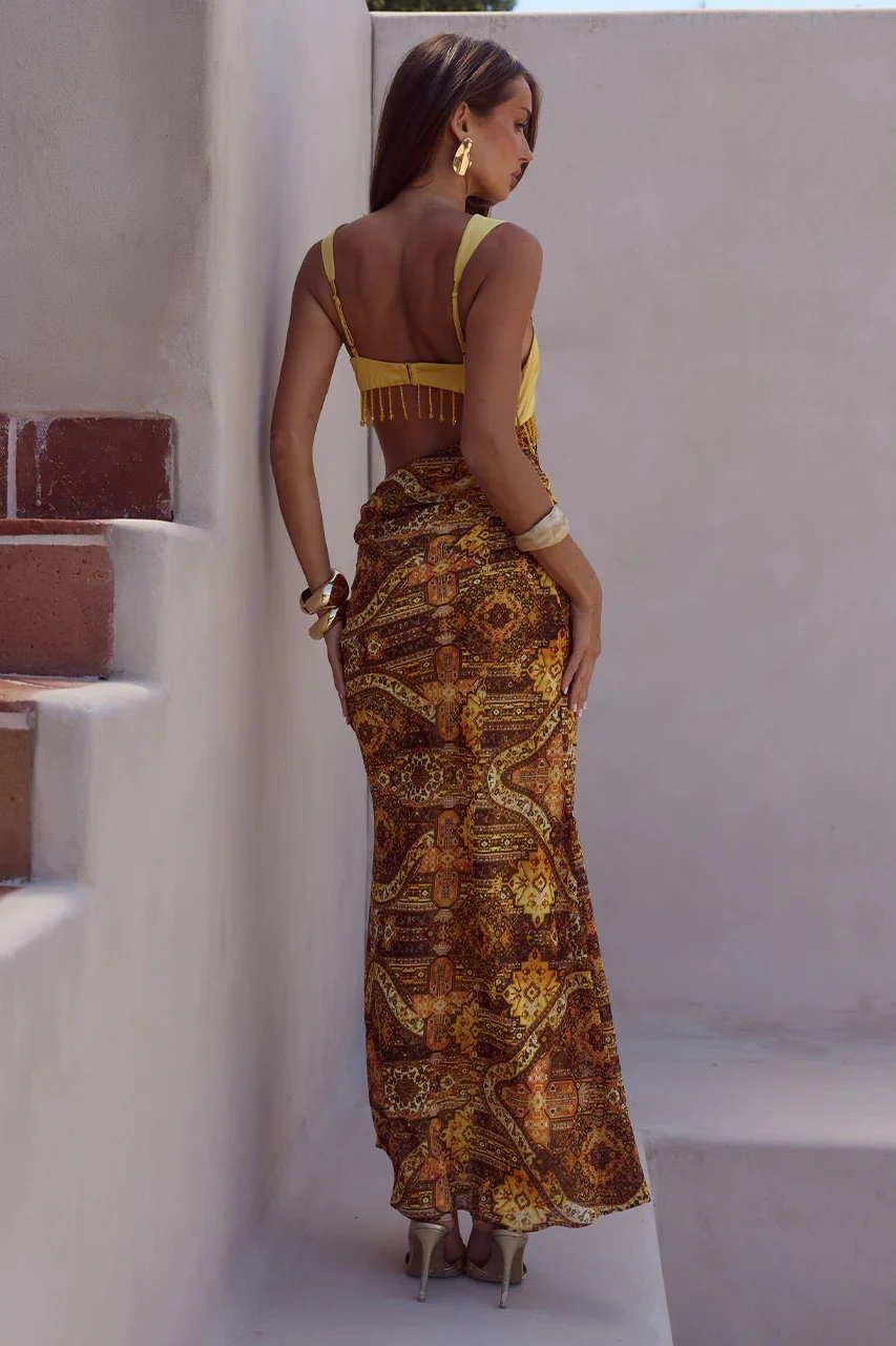 Alzona Maxi Dress - Magnolia Mango - Image 2