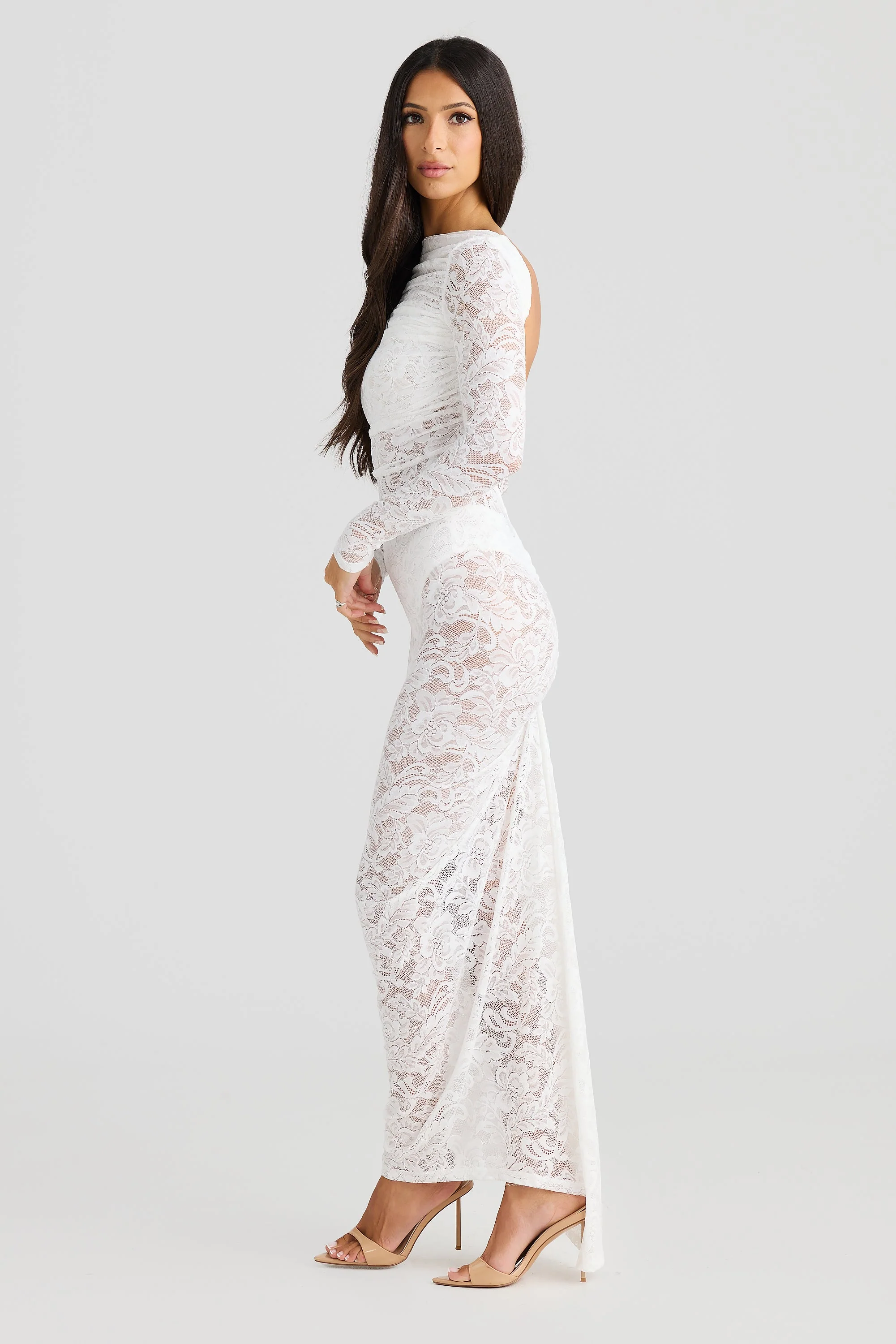 Amara Dress - White - Image 3