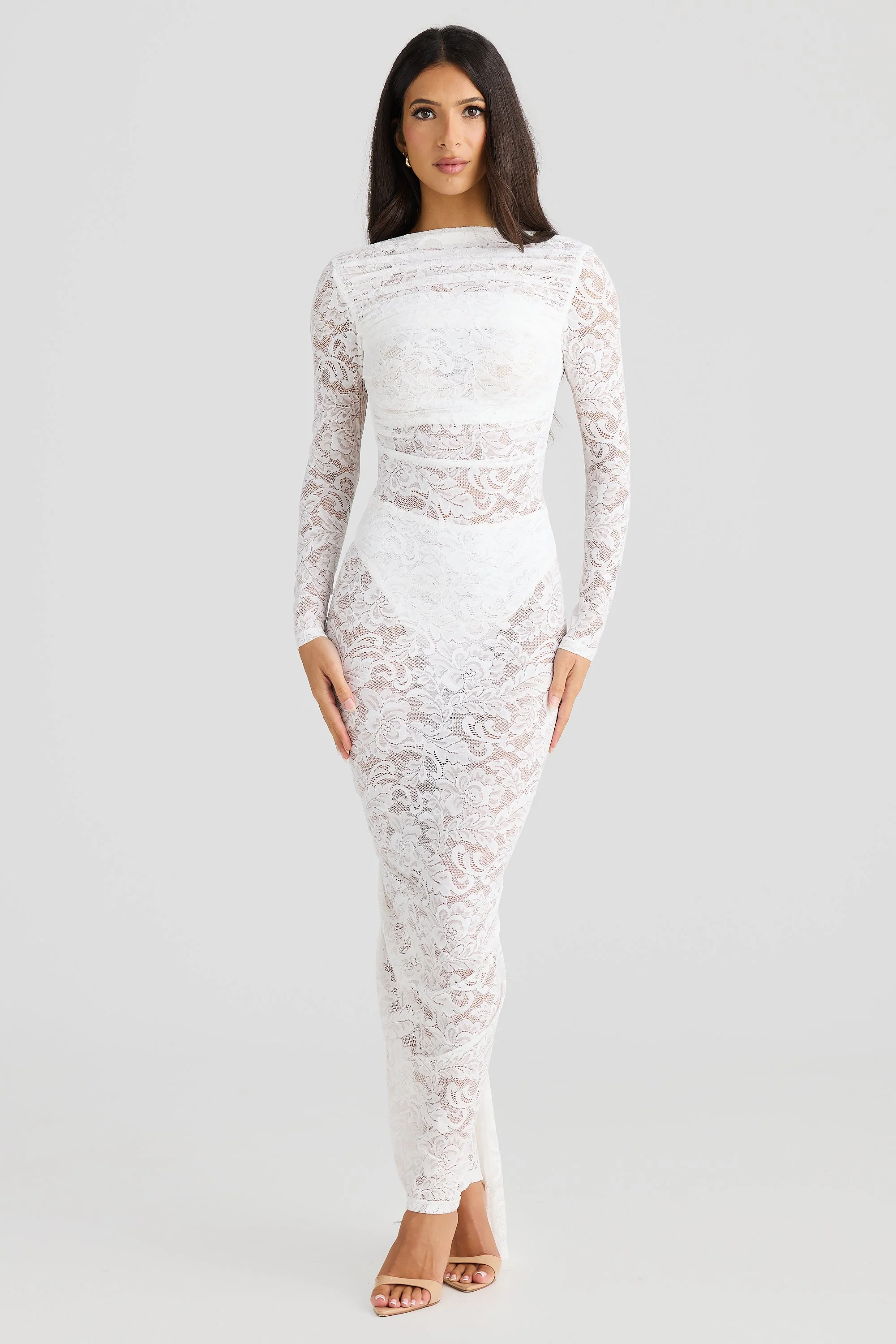 Amara Dress - White - Image 4