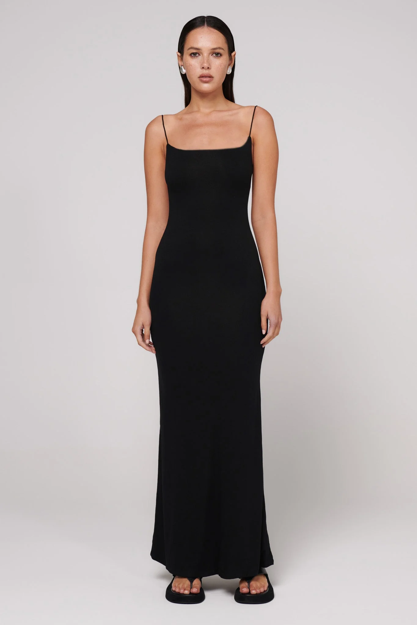 Amari Maxi Dress - Black - Image 3