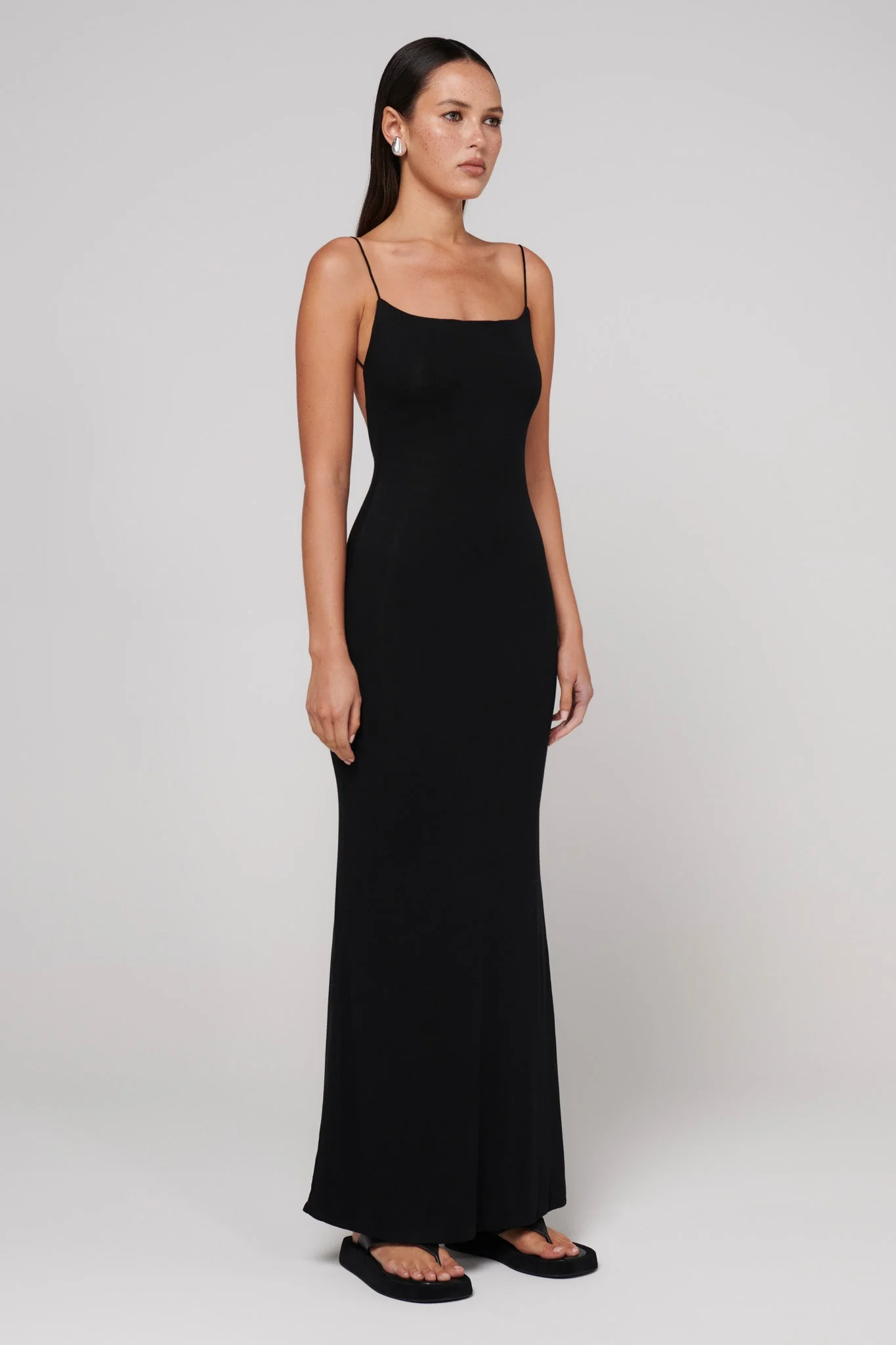 Amari Maxi Dress - Black - Image 4