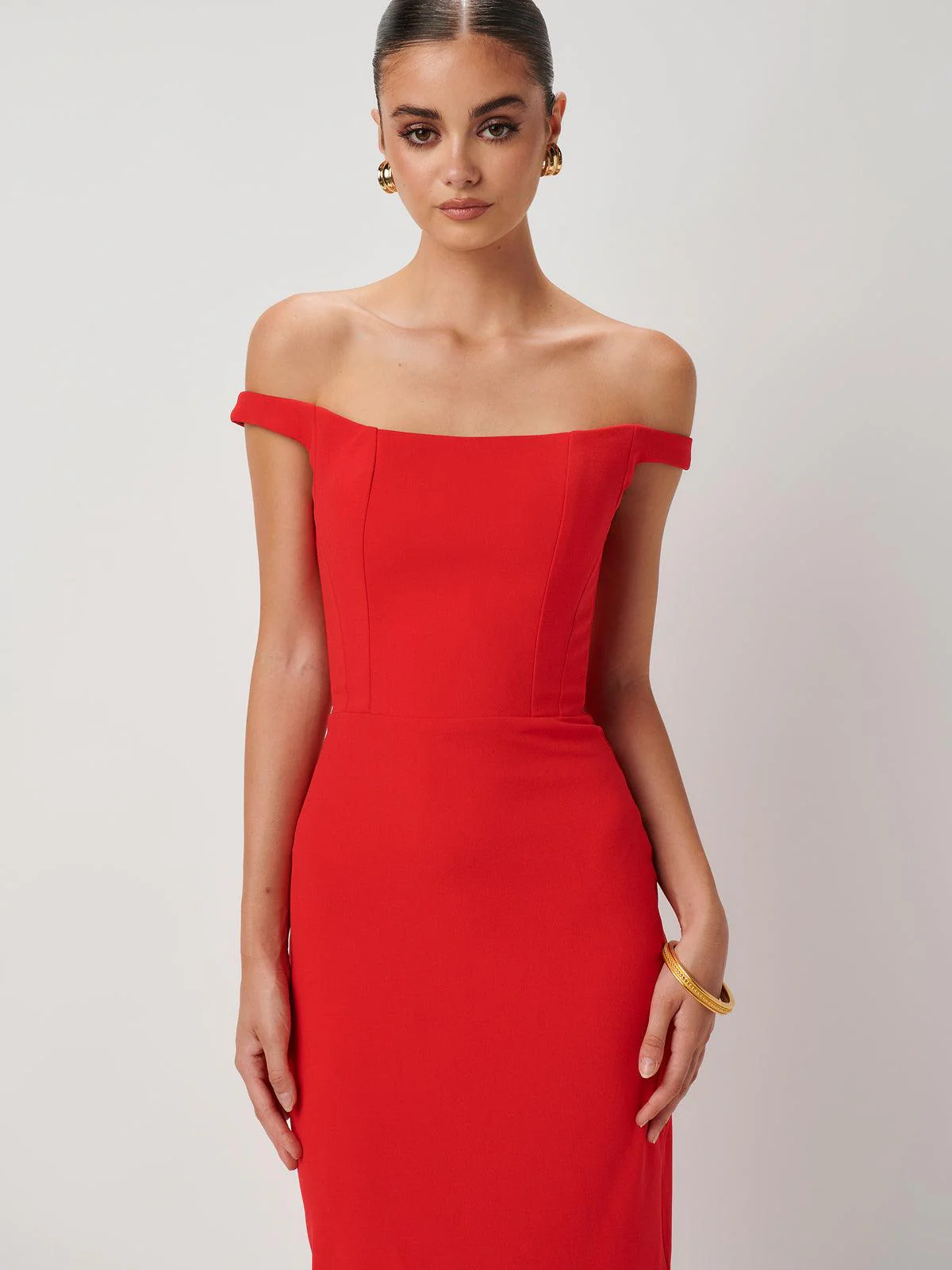Amaya Dress - Cherry Red - Image 3