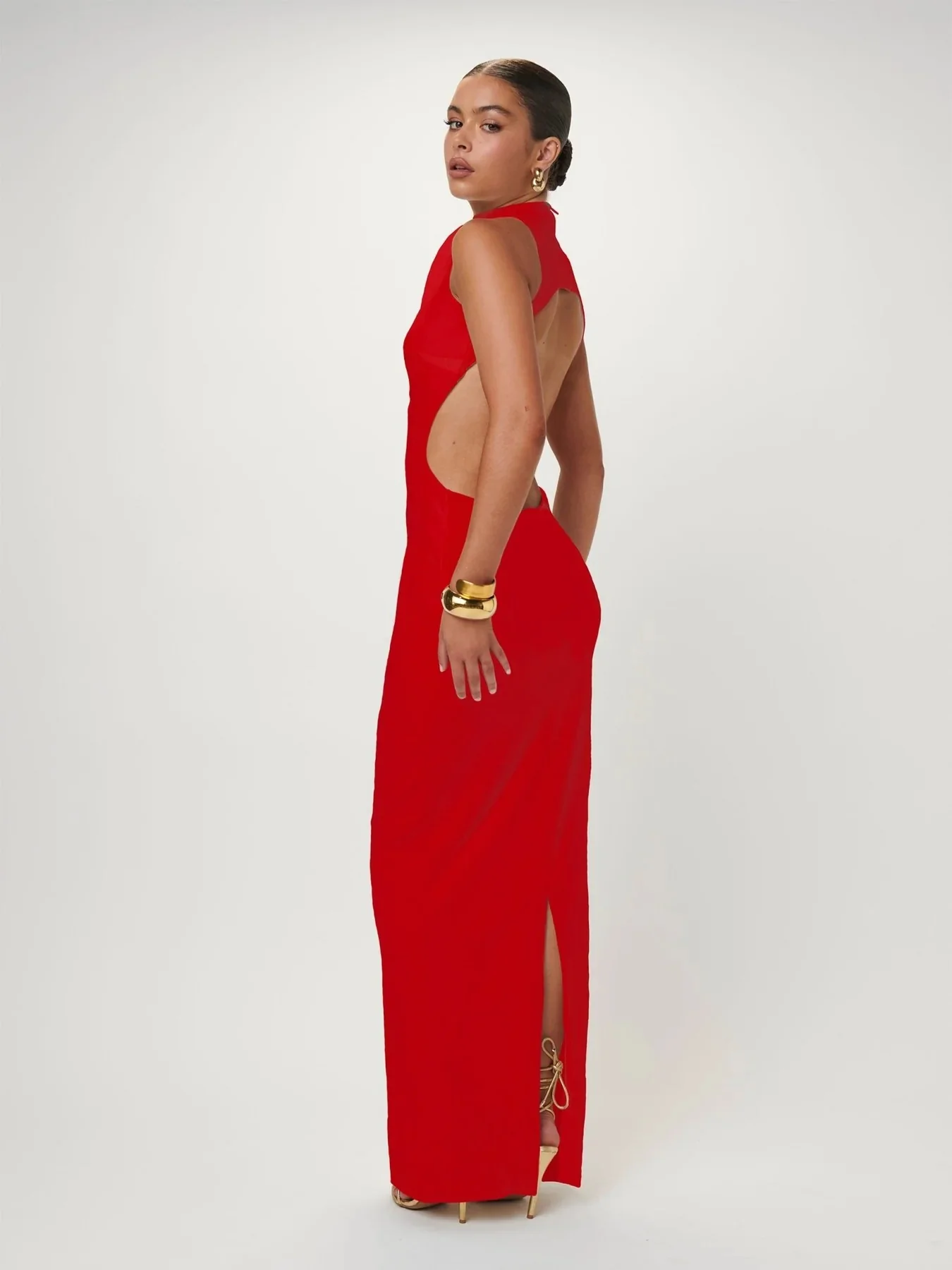 Ambre Gown - Cherry Red - Image 2