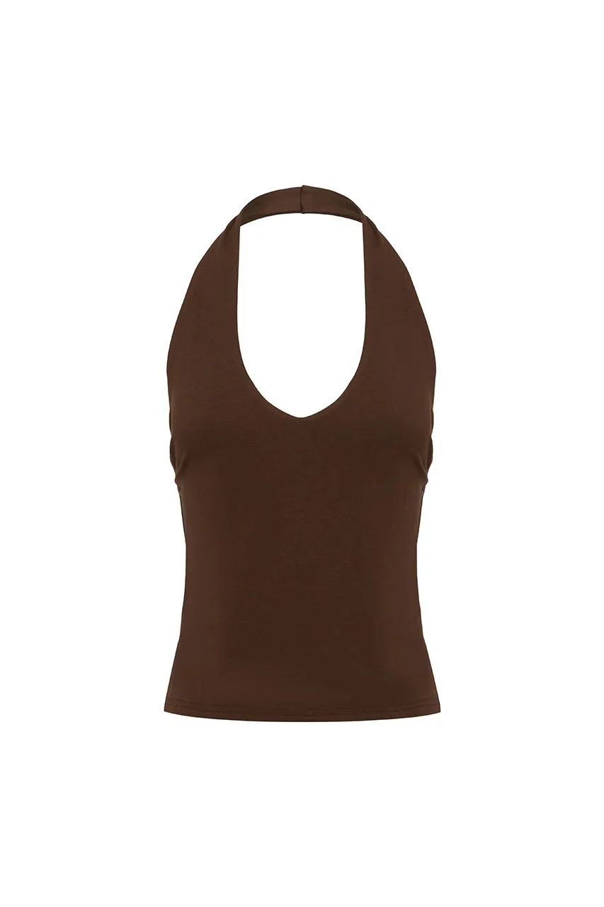 Andie Top - Bitter Chocolate - Image 4