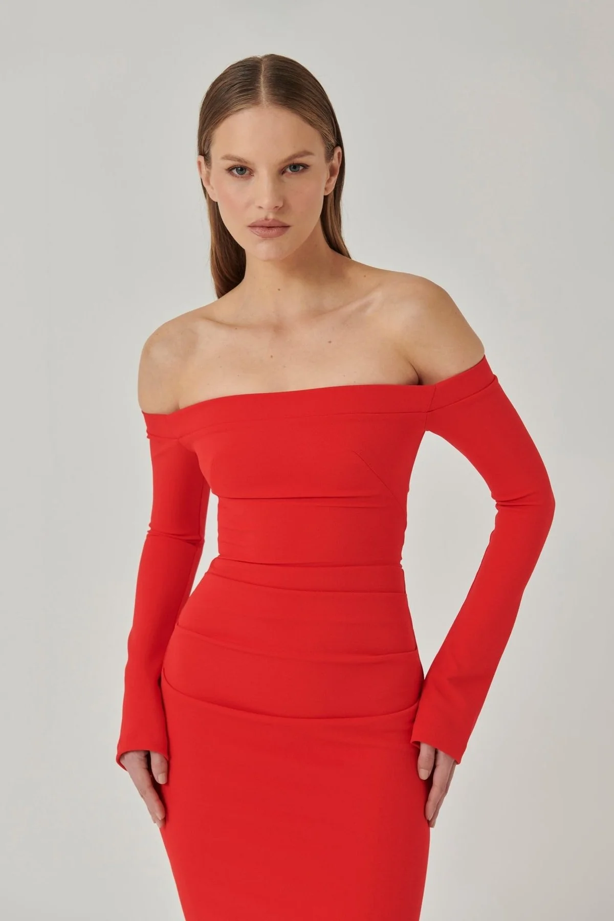 Anita Gown - Cherry Red - Image 3