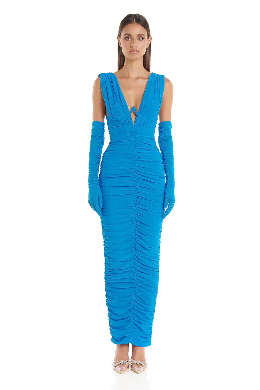 Anna Dress - Blue - Image 5