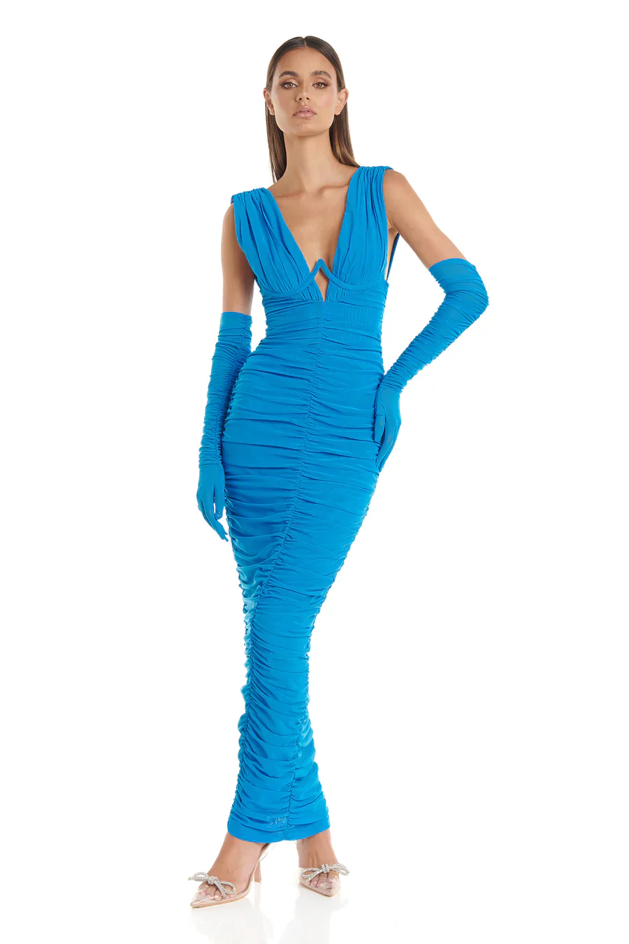 Anna Dress - Blue - Image 8