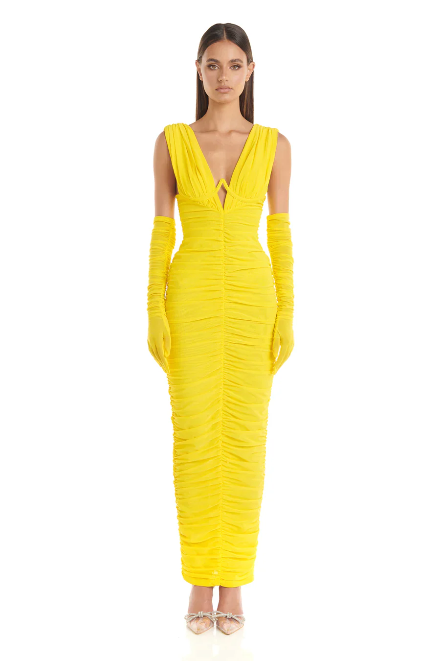 Anna Dress - Yellow - Image 14
