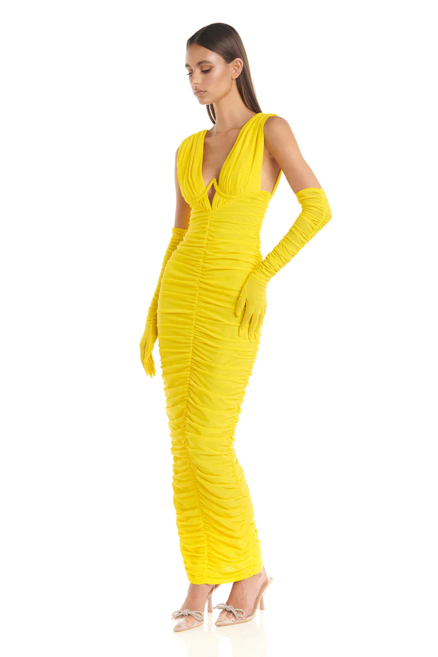 Anna Dress - Yellow - Image 3