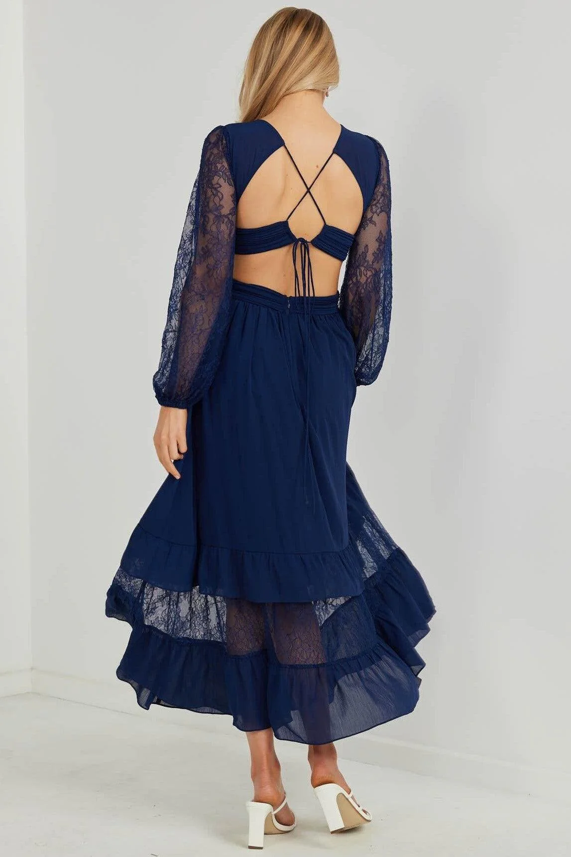 Annie Dress - Navy - Image 2