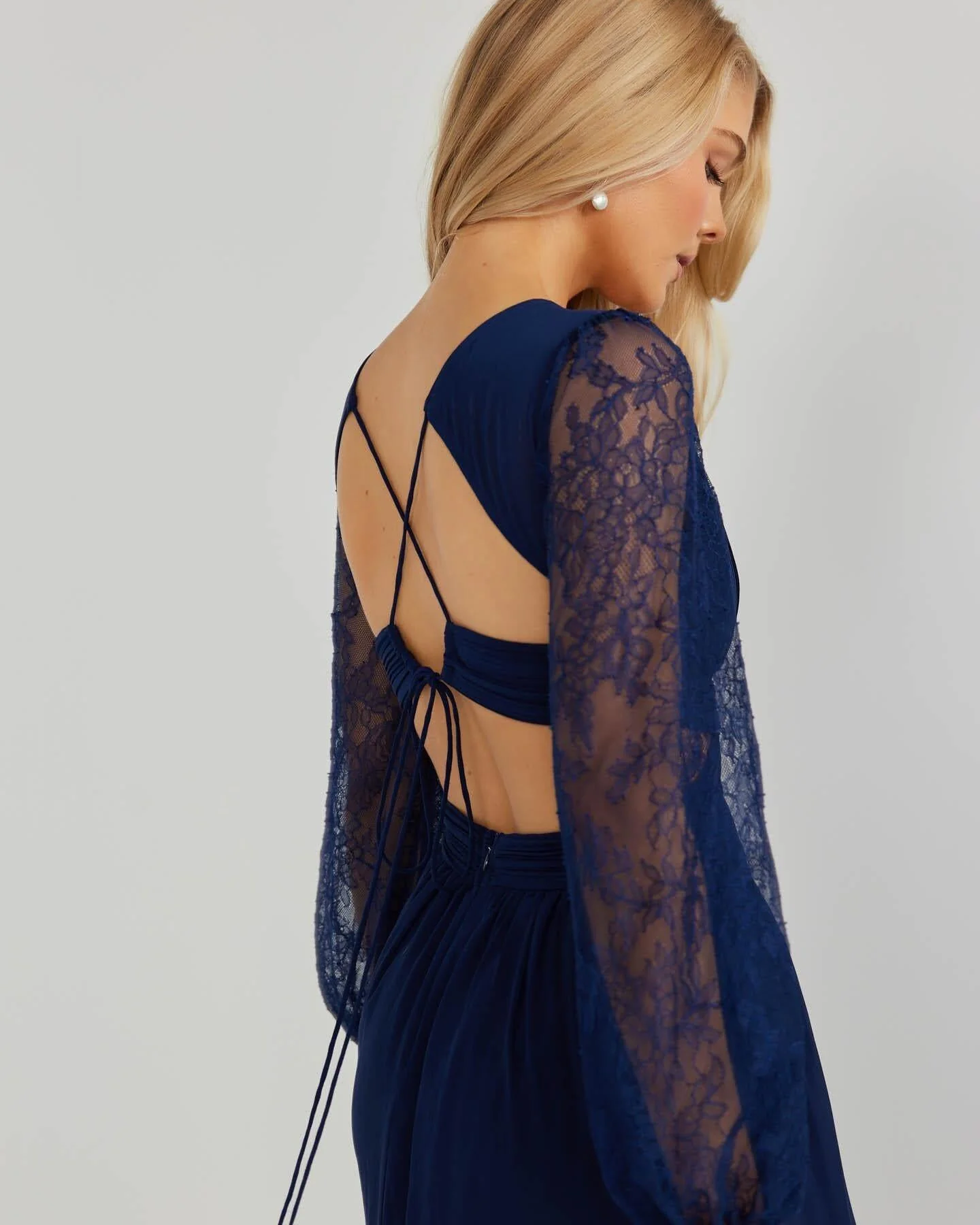 Annie Dress - Navy - Image 5