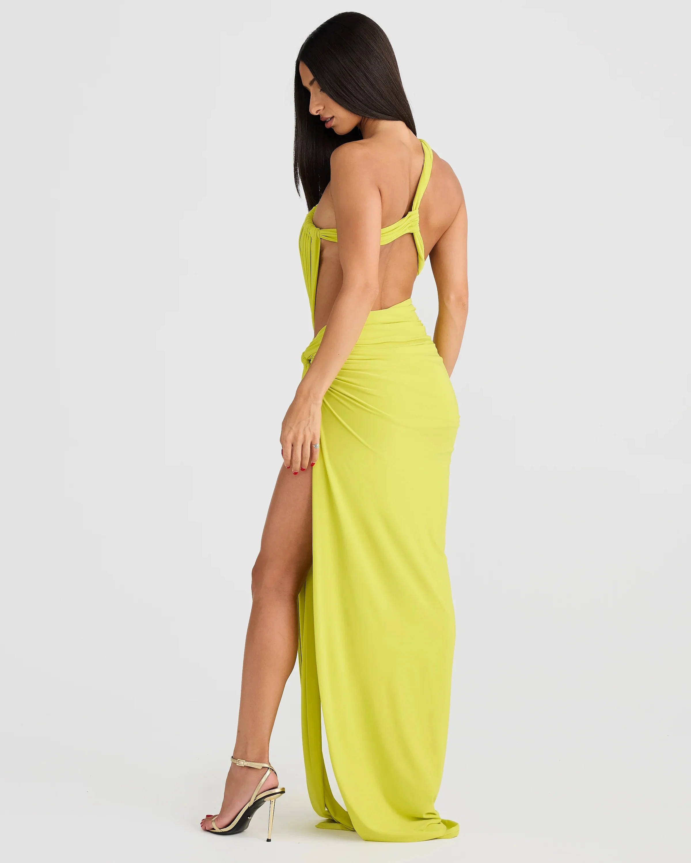 Aphrodite Gown - Chartreuse - Image 2