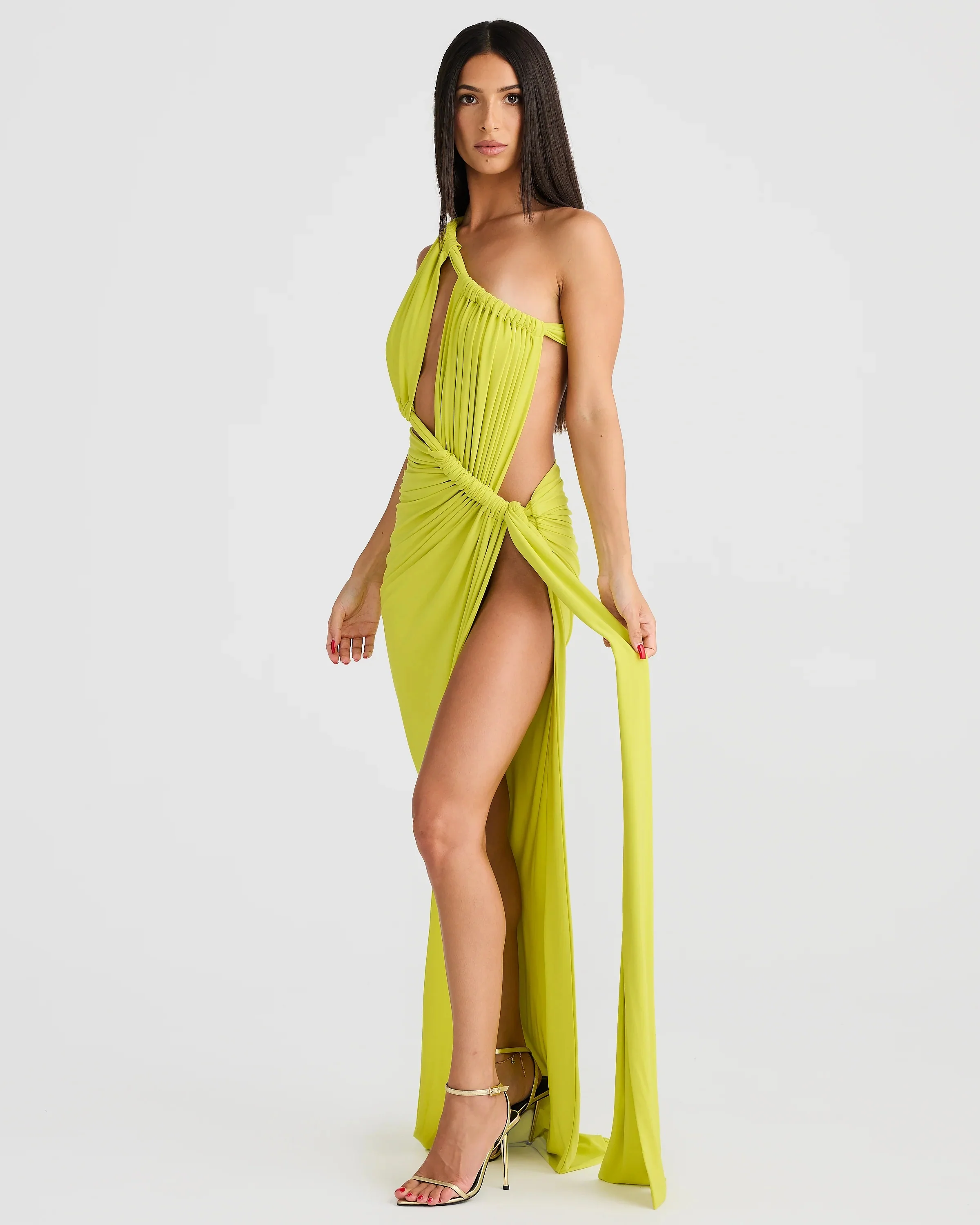 Aphrodite Gown - Chartreuse - Image 3