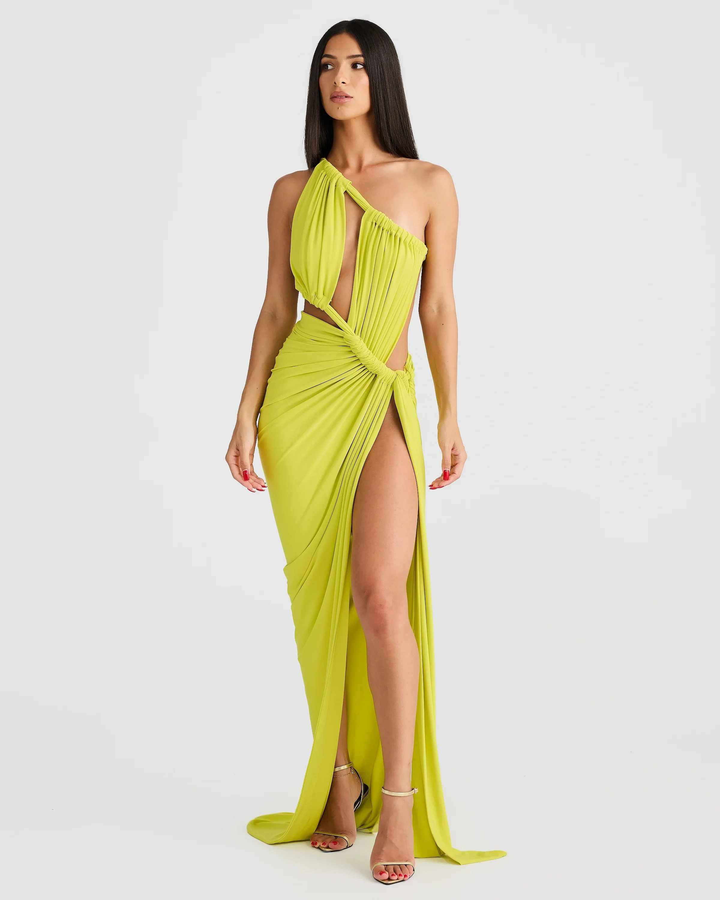 Aphrodite Gown - Chartreuse - Image 4