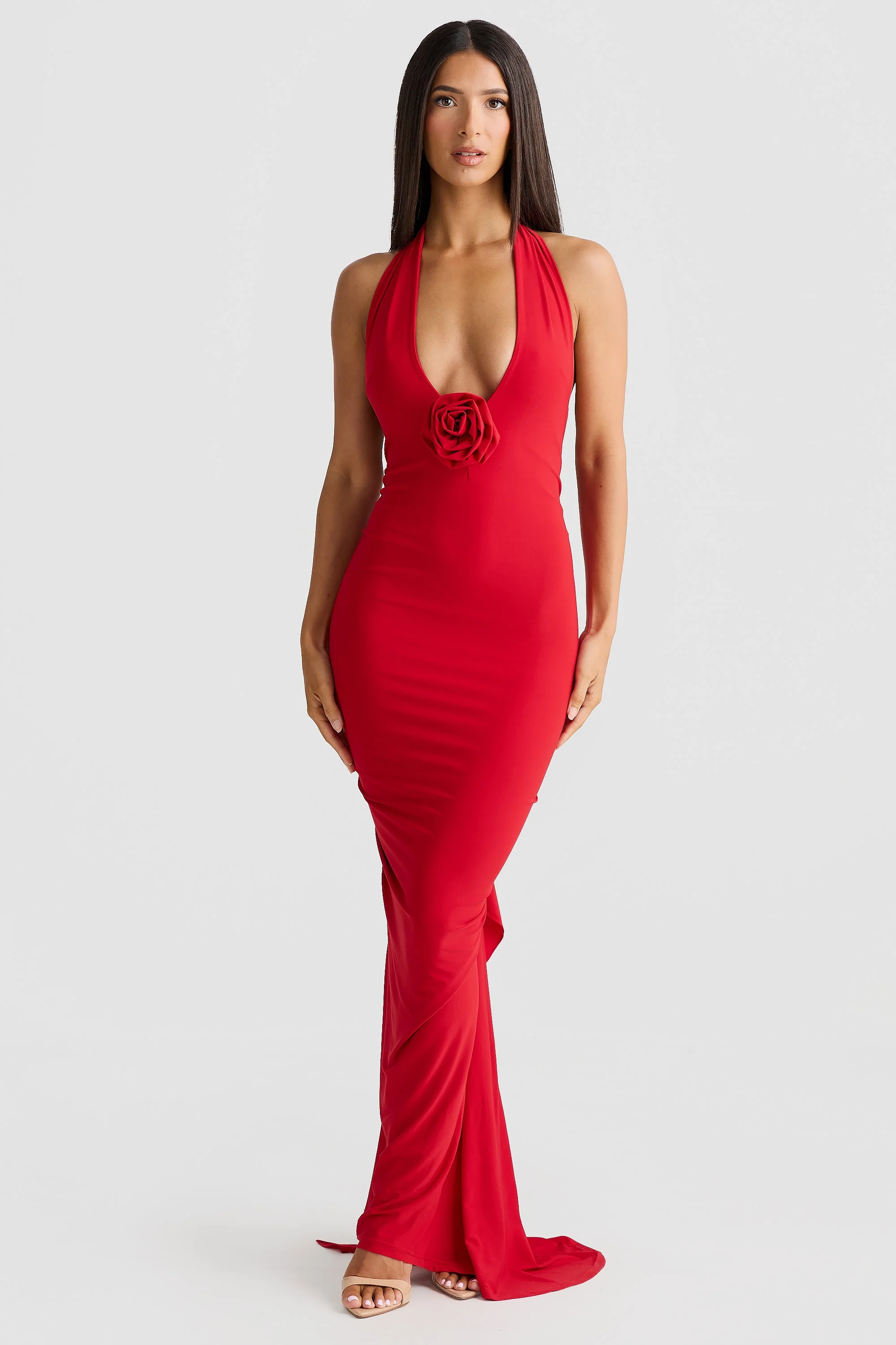 Arabella Dress - Red - Image 2