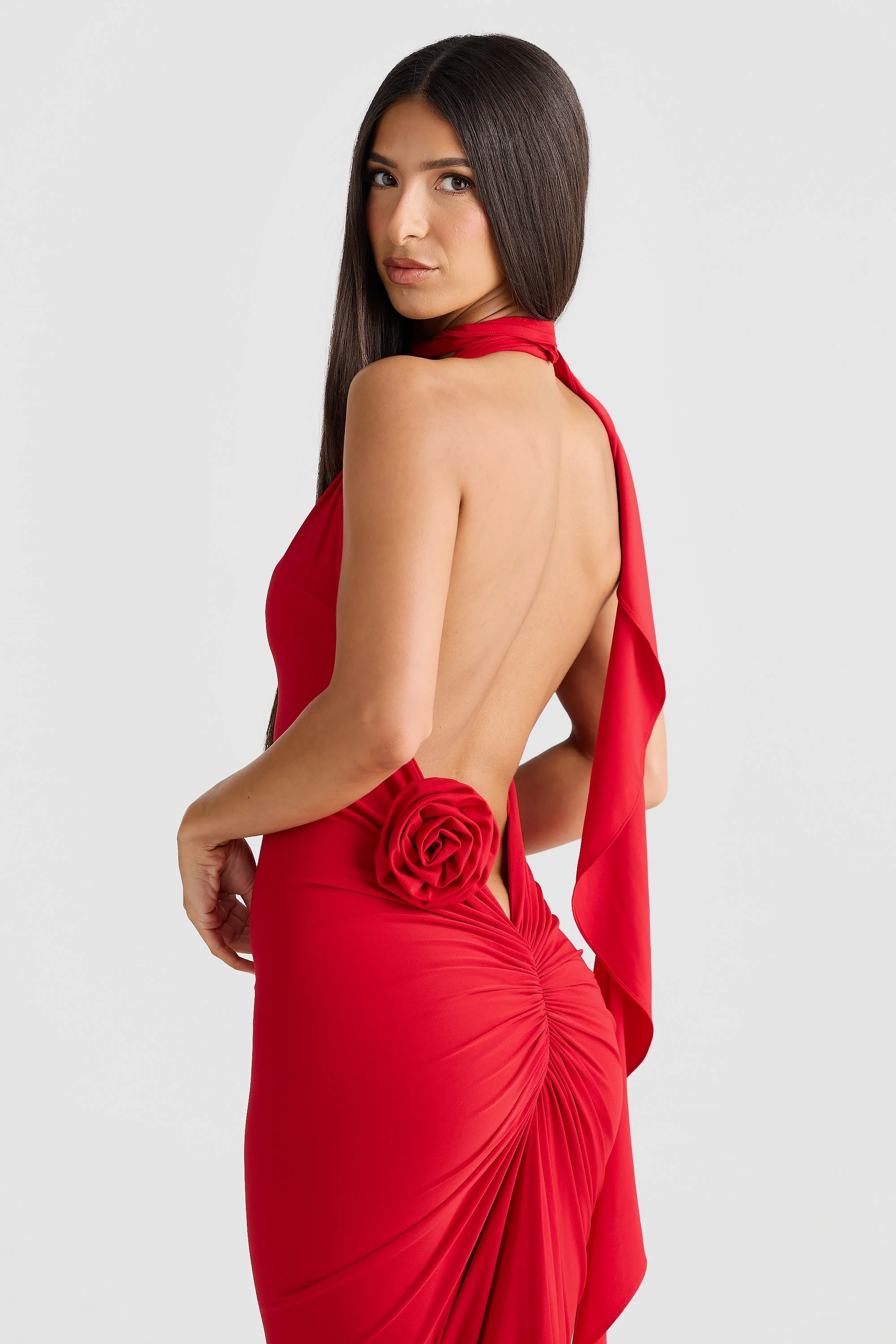 Arabella Dress - Red - Image 3