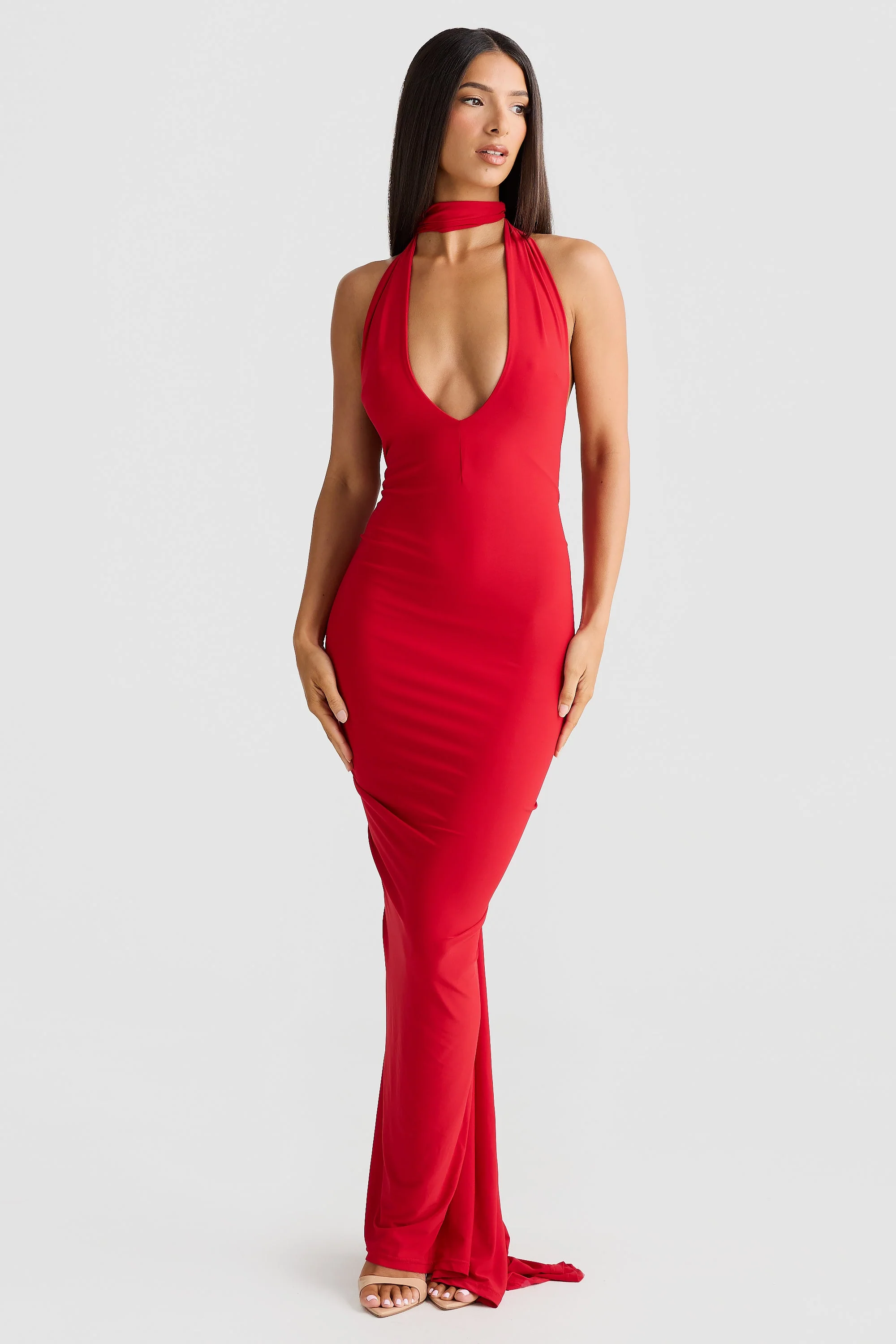 Arabella Dress - Red - Image 6