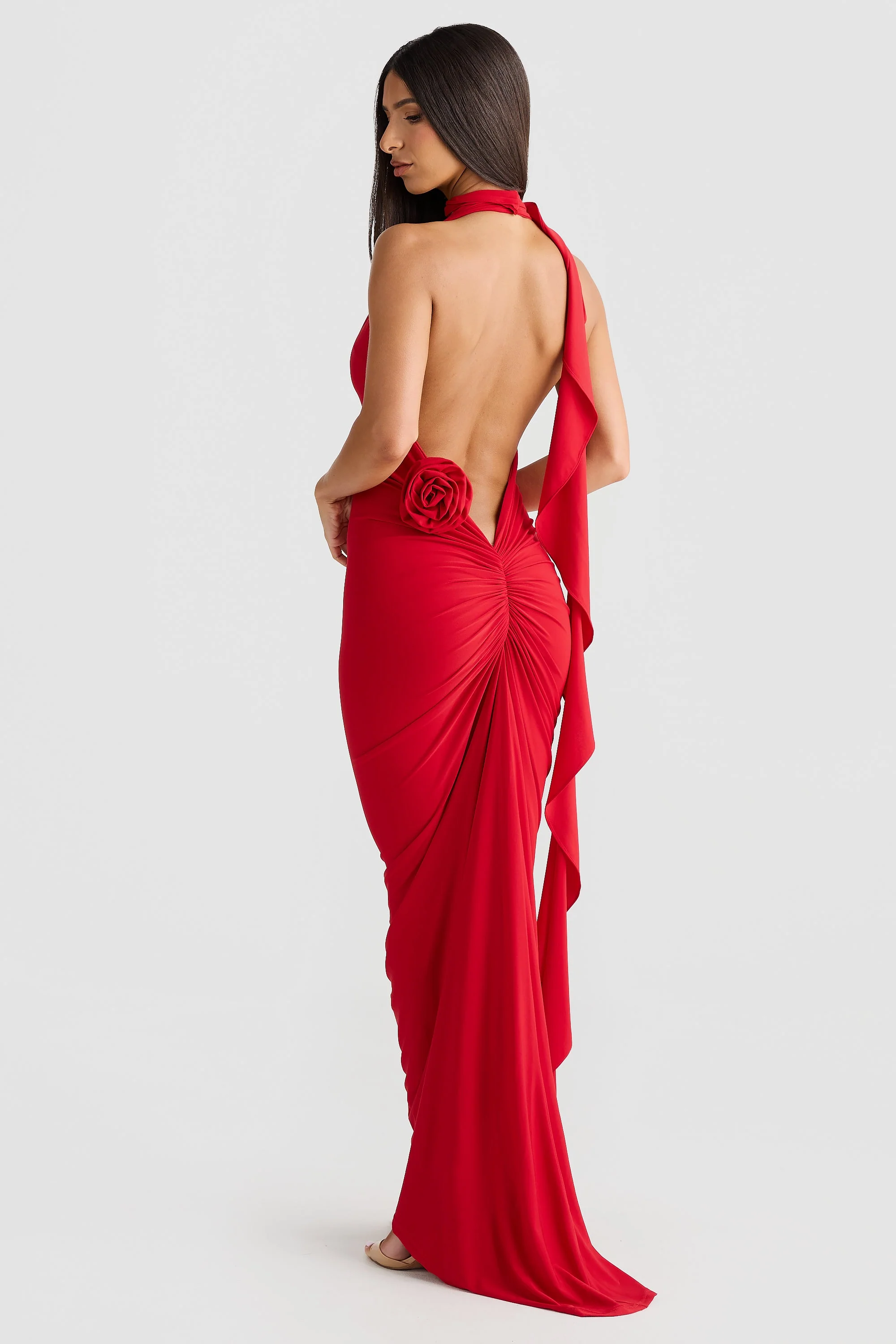 Arabella Dress - Red - Image 7