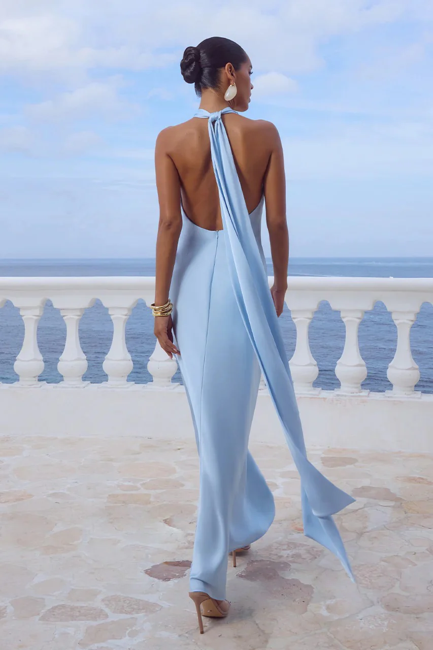 Arabelle Maxi Dress - Sky Blue - Image 2
