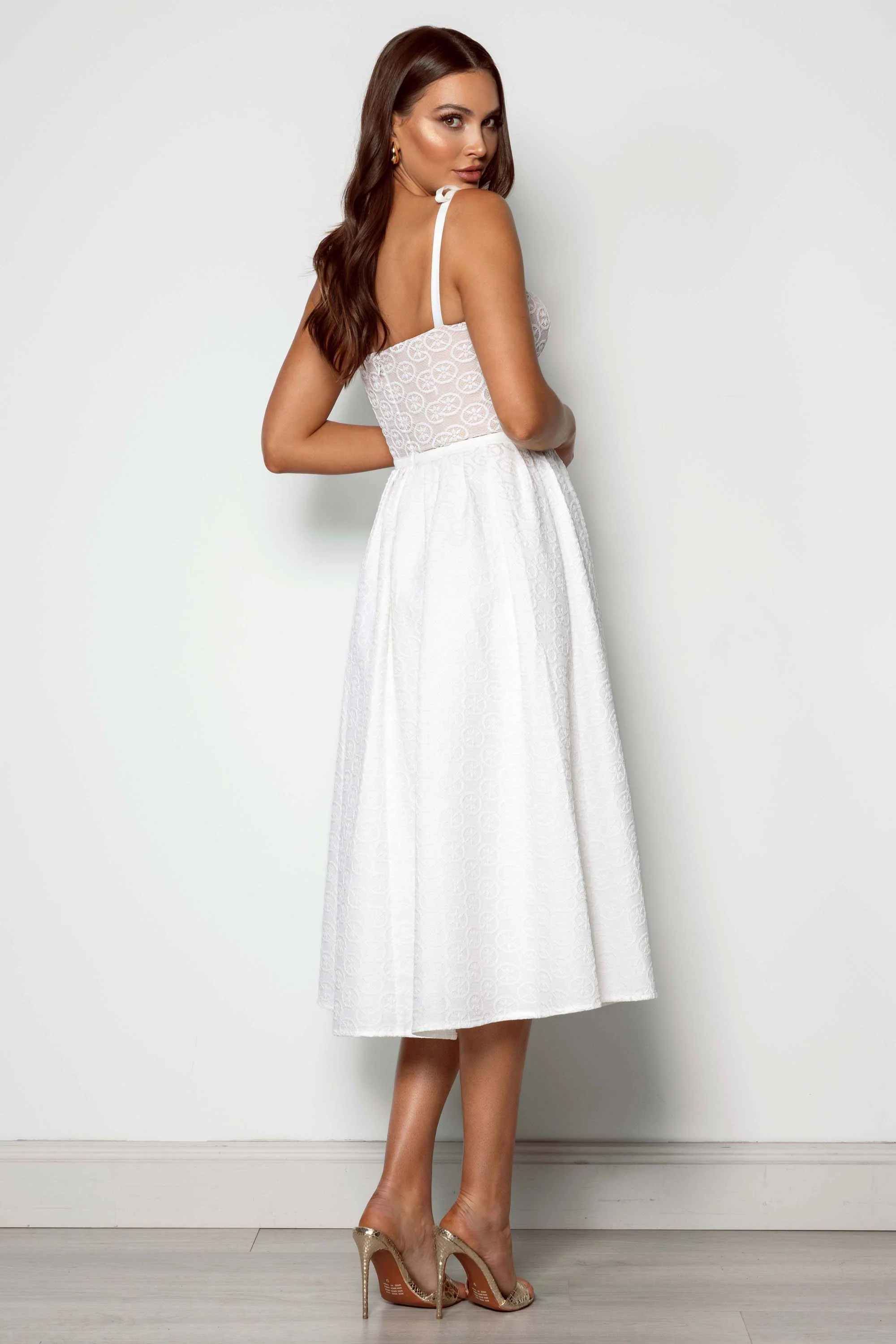 Ariana Dress - White - Image 2