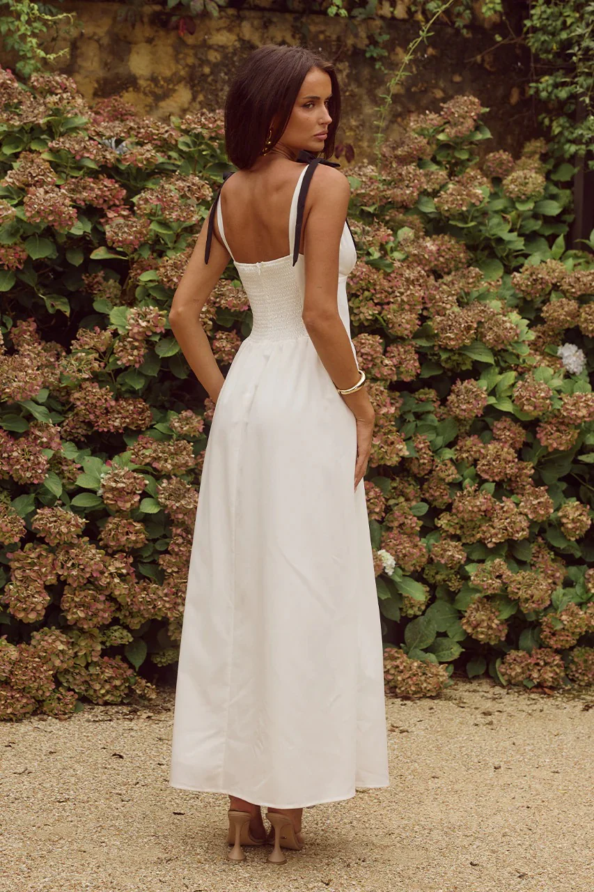 Ariarne Maxi Dress - White - Image 2