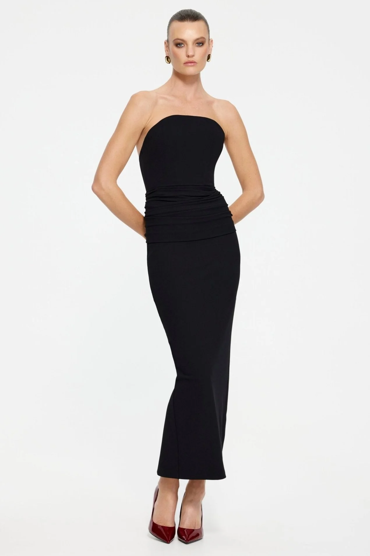 Astor Midi Dress - Black
