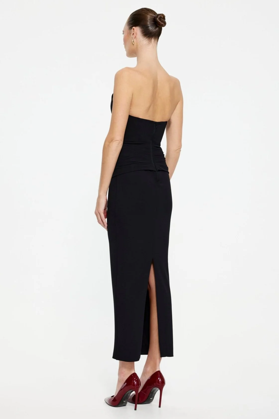 Astor Midi Dress - Black - Image 2