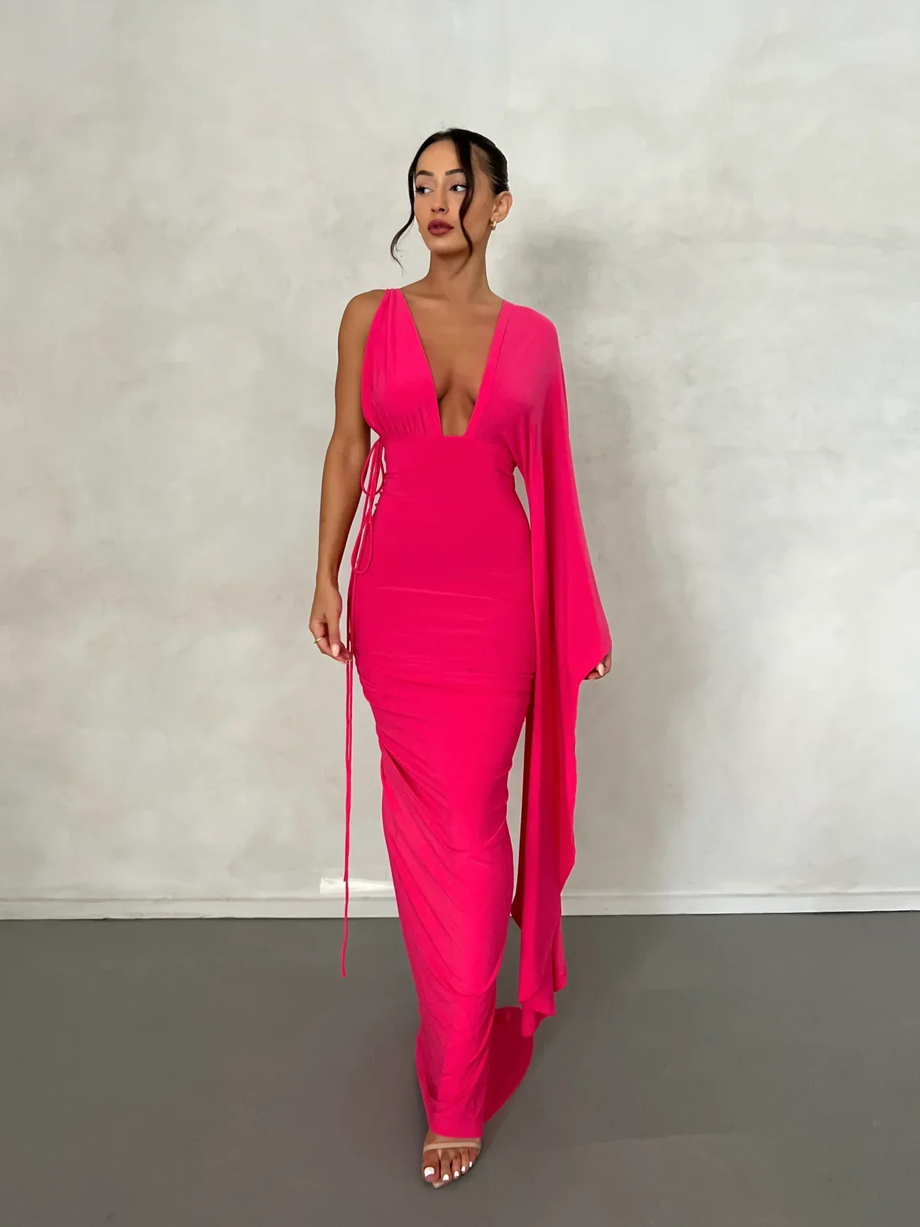 Athena Gown - Fuchsia - Image 4