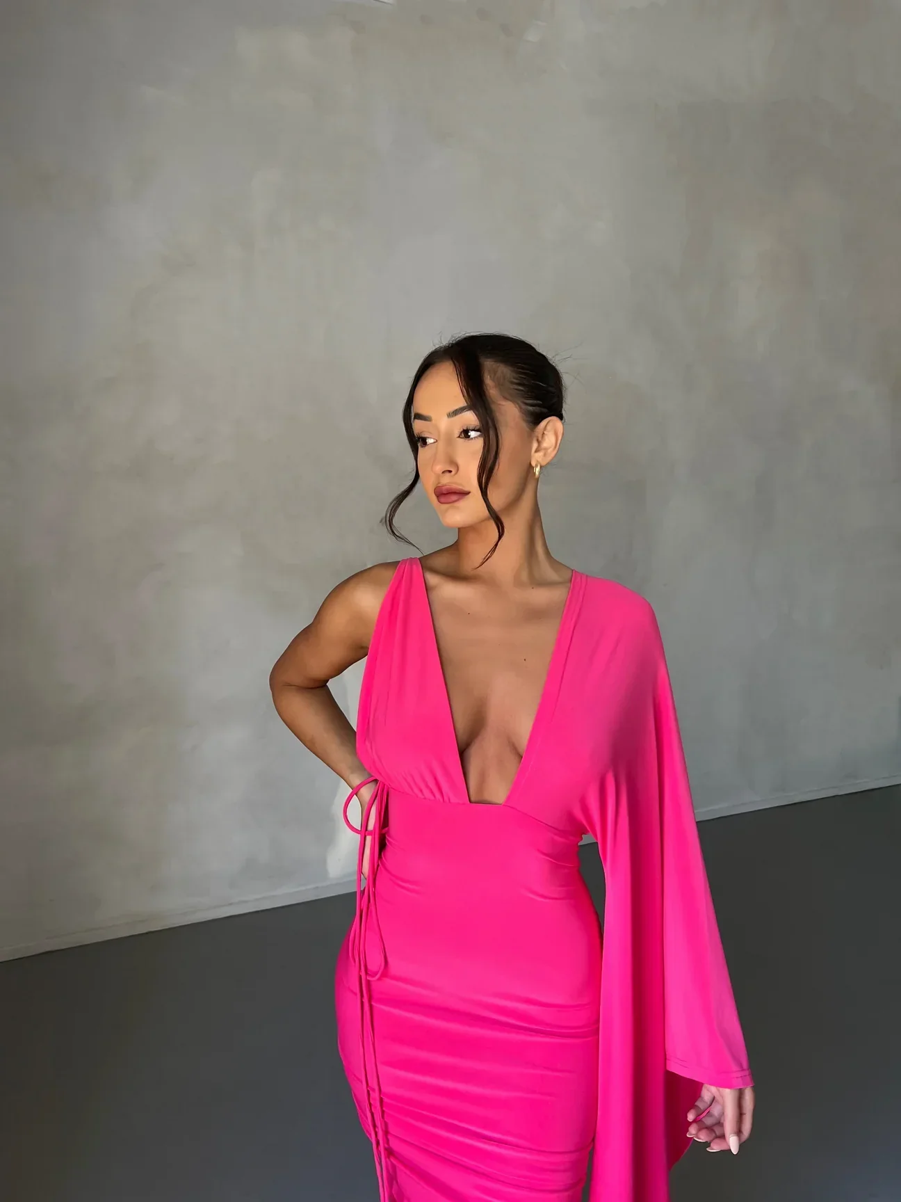 Athena Gown - Fuchsia - Image 7
