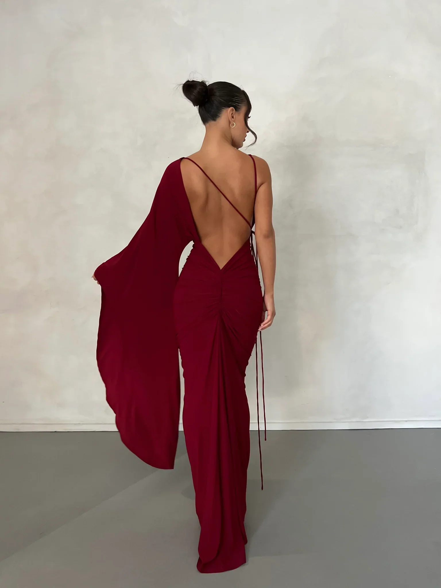 Athena Gown - Wine - Image 4