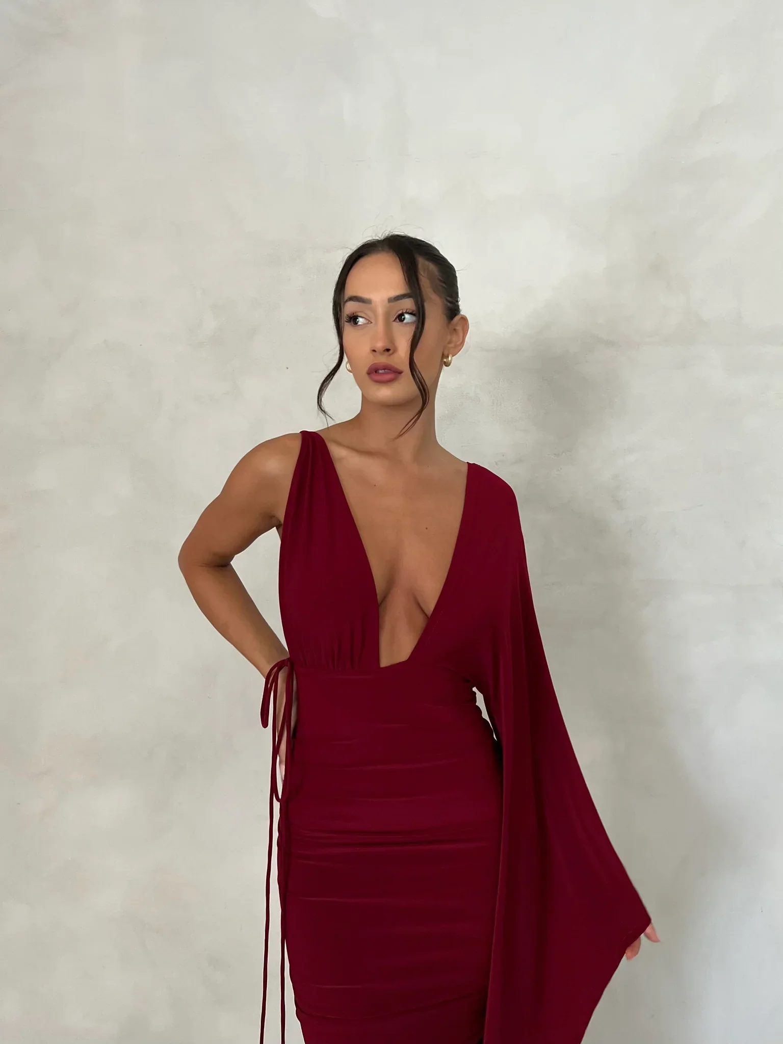Athena Gown - Wine - Image 5