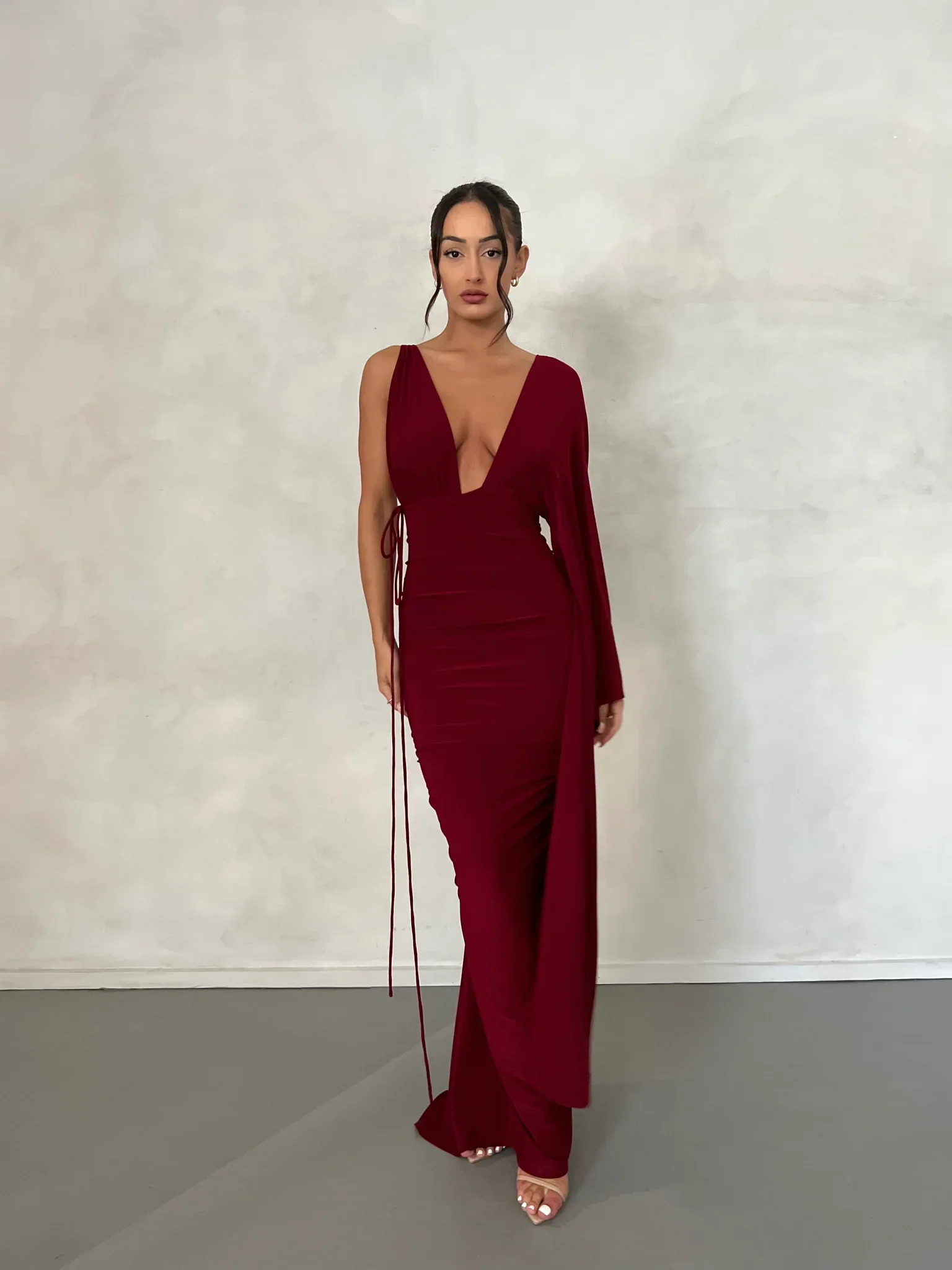 Athena Gown - Wine - Image 6